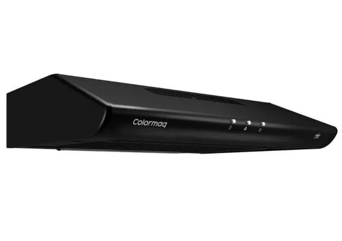 Depurador de Ar Colormaq Cook - 3 Velocidades, Bivolt - Preto
