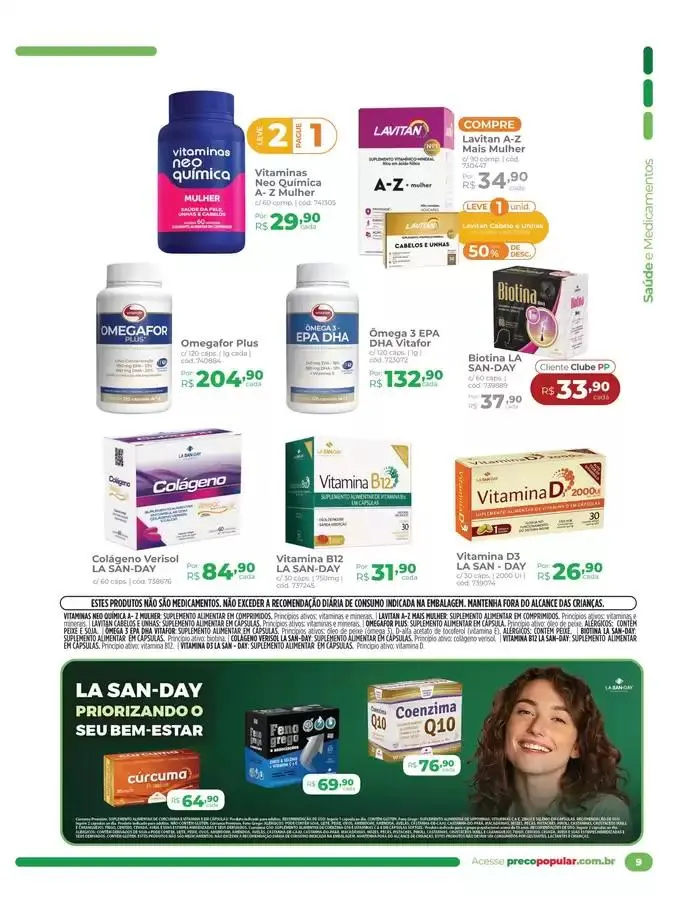 Encarte de Encarte Março PP - PR 3 de março até 31 de março 2025 - Pagina 9