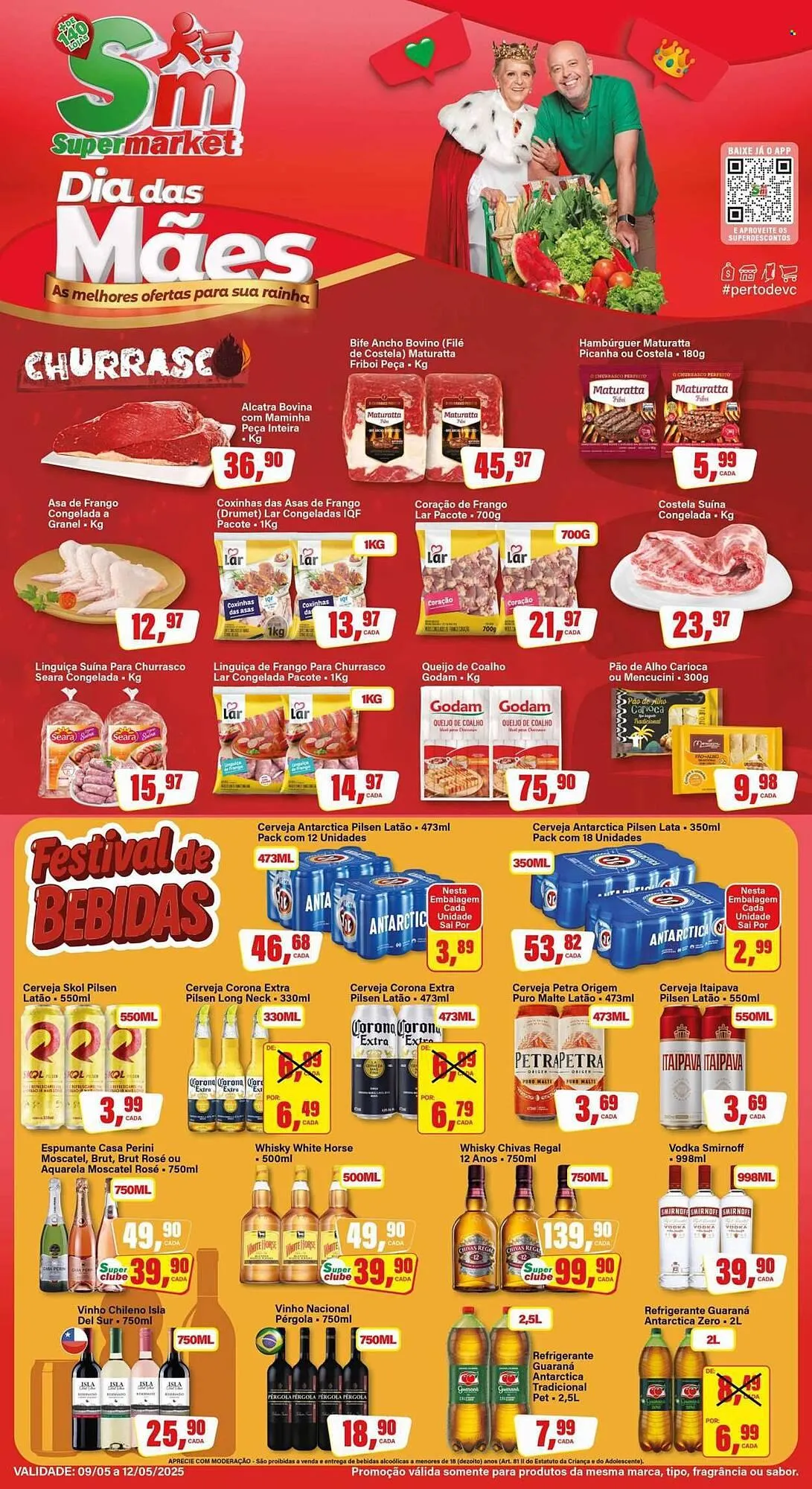 Encarte de Catálogo Rede Supermarket 9 de maio até 12 de maio 2025 - Pagina 1