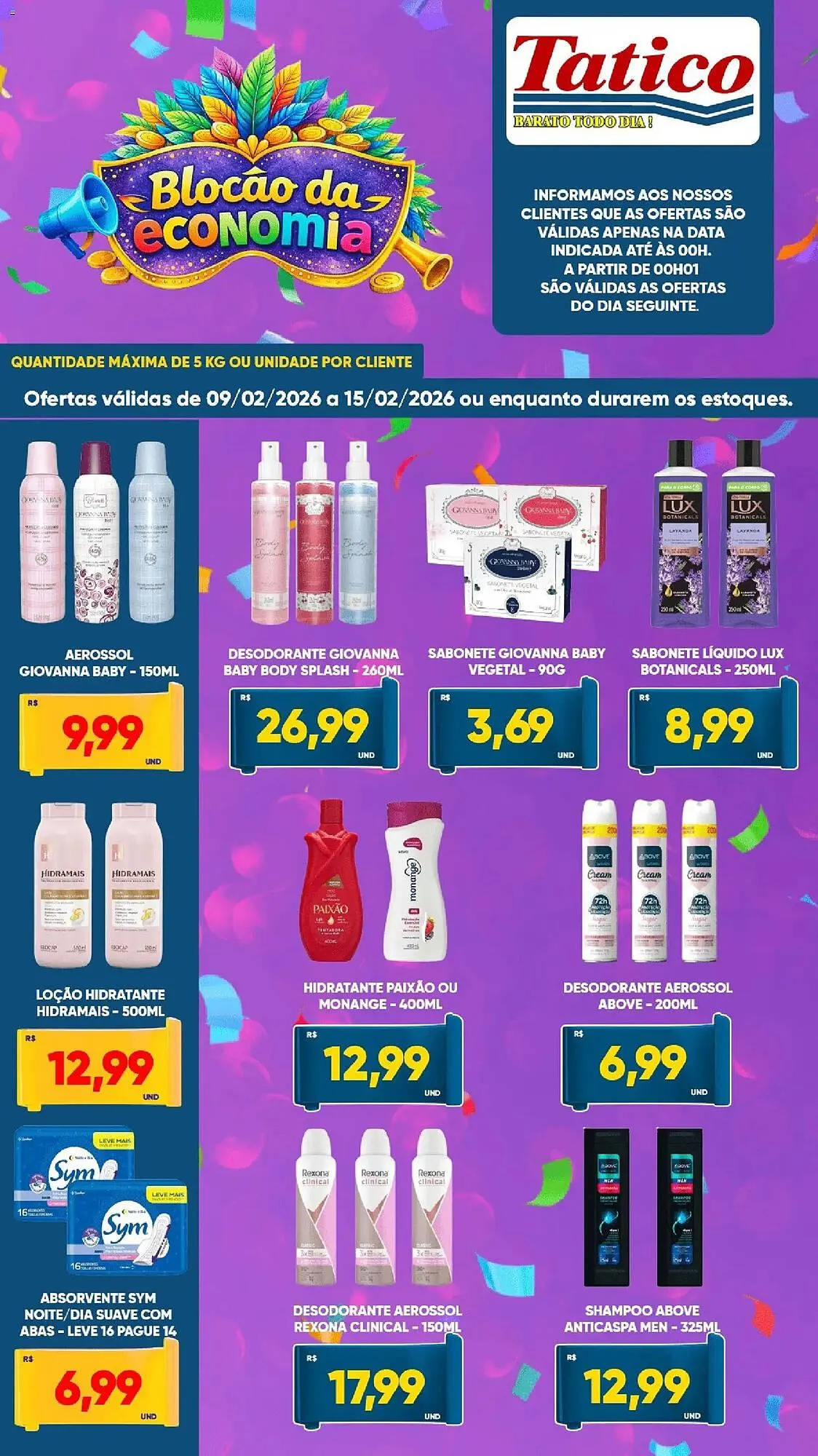 Encarte de Tabloide Tatico 9 de fevereiro até 16 de fevereiro 2026 - Pagina 7