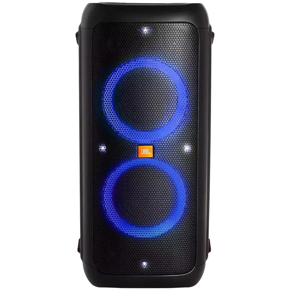 Caixa de Som Portátil JBL PartyBox 300 200W com Luzes LED Bluetooth USB - Preto - Bivolt
