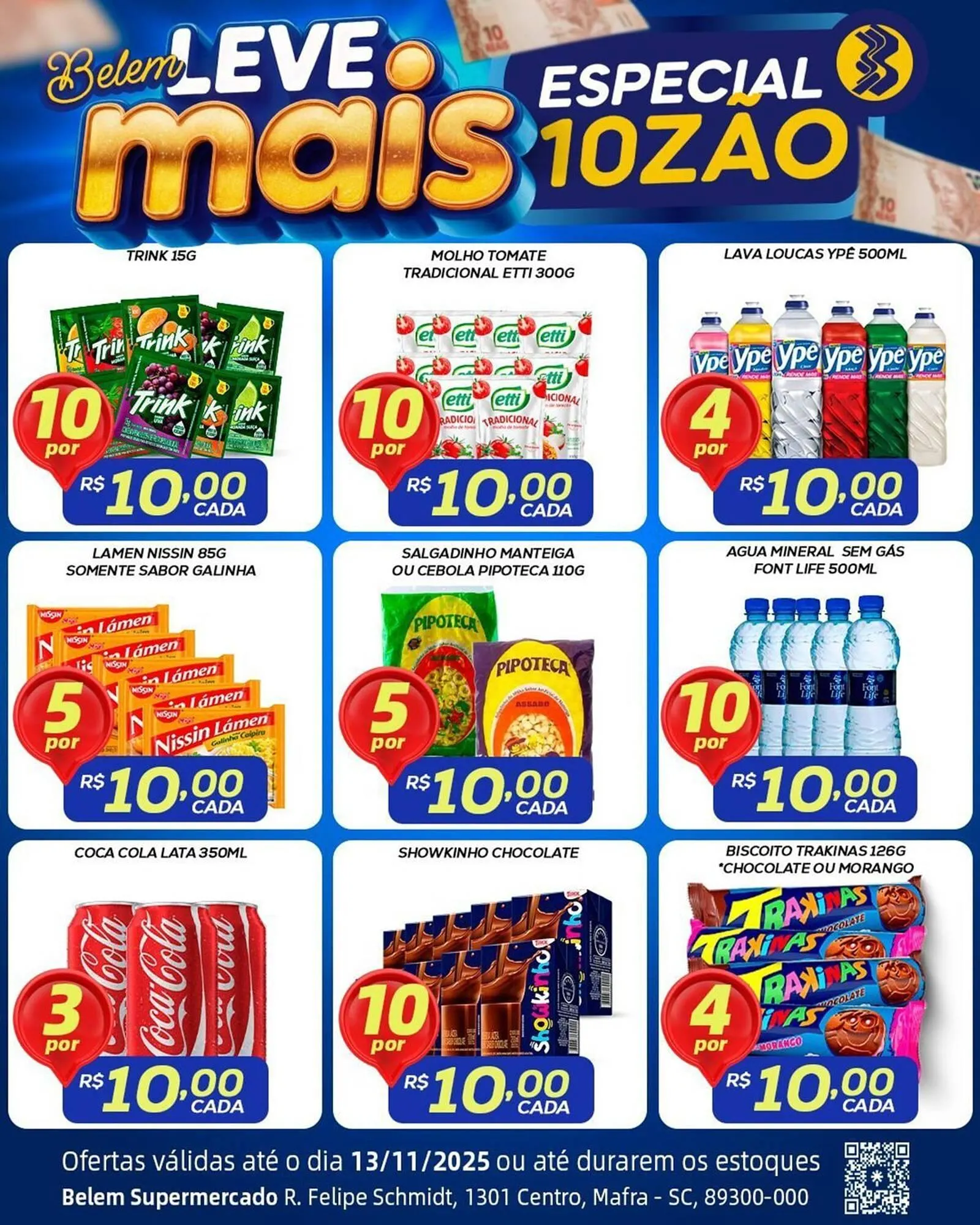 Encarte de Catálogo Belem Supermercados 11 de novembro até 13 de novembro 2025 - Pagina 1