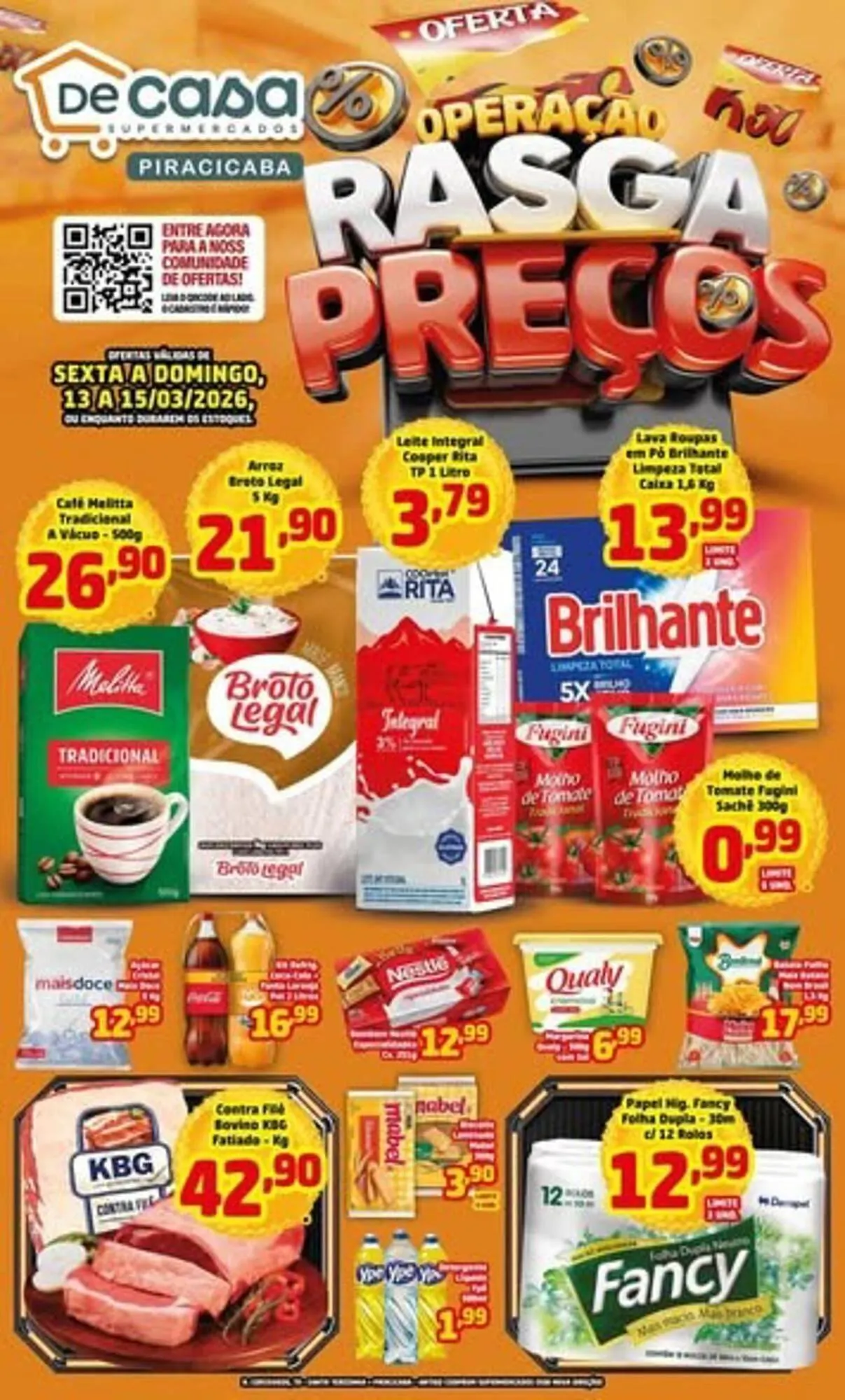 Encarte de Tabloide CoopBom 13 de março até 15 de março 2026 - Pagina 1