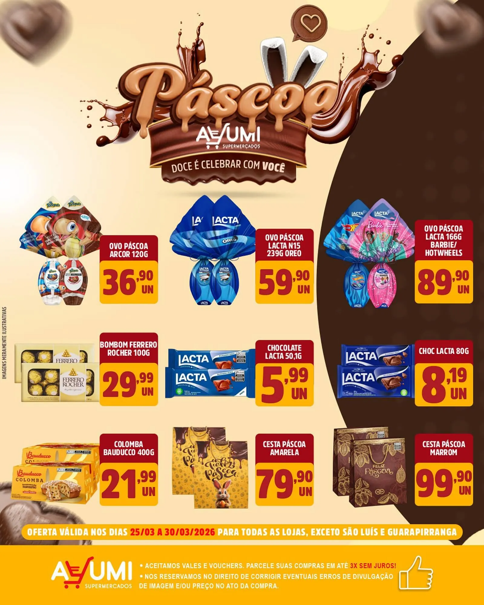 Encarte de Folheto Ayumi Supermercados 26 de março até 2 de abril 2026 - Pagina 1