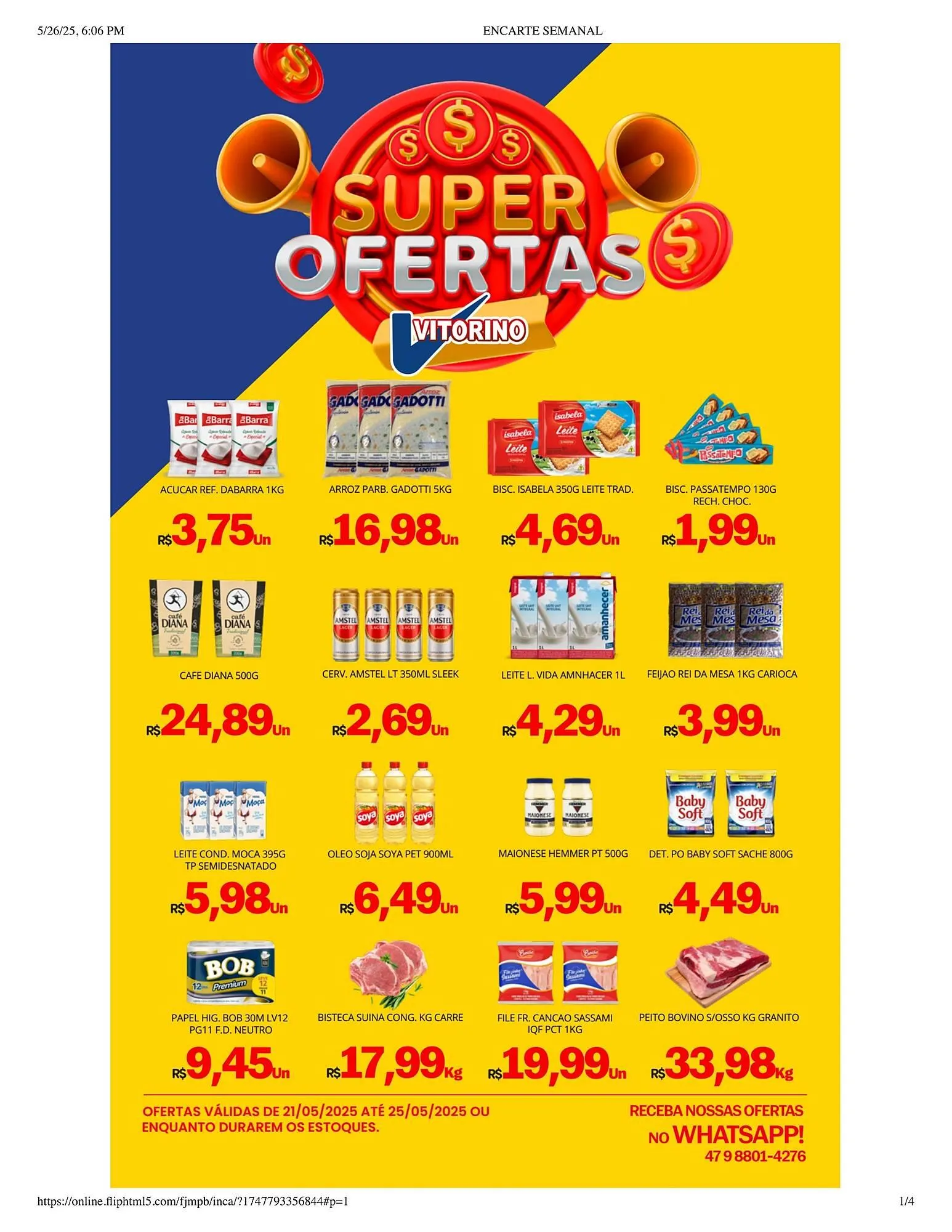 Catálogo Supermercado Vitorino - 1