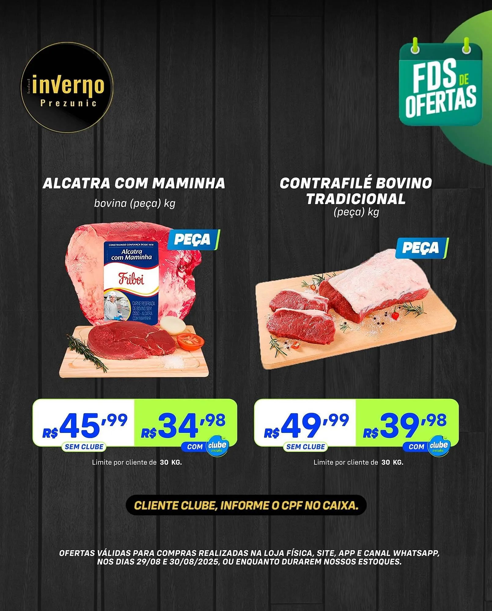 Encarte de Catálogo Prezunic 29 de agosto até 30 de agosto 2025 - Pagina 1