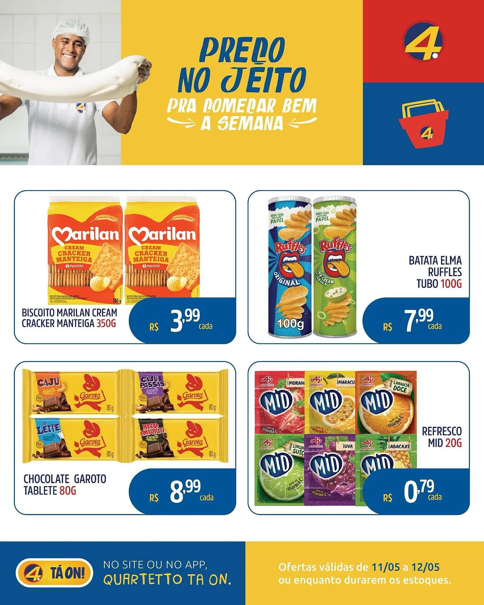 Encarte de Catálogo Quartetto Supermercados 11 de maio até 12 de maio 2026 - Pagina 4
