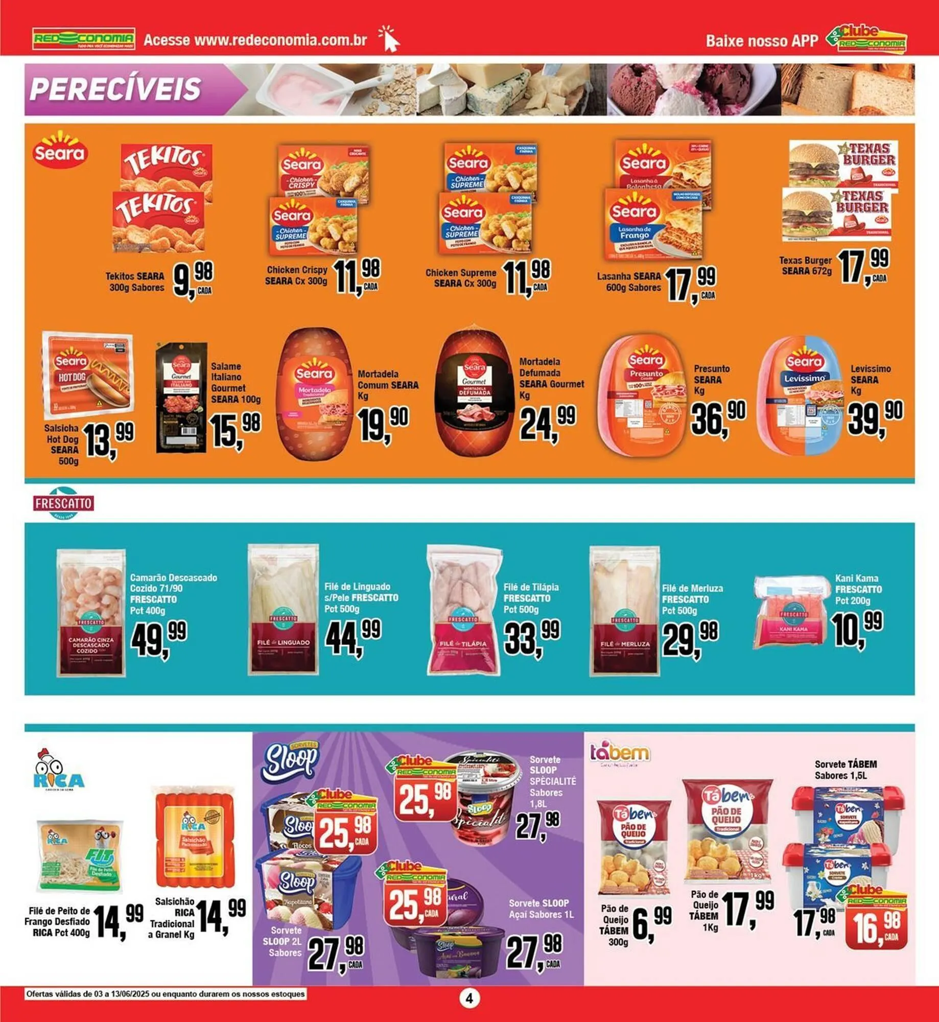 Encarte de Catálogo Rede Economia 6 de junho até 8 de junho 2025 - Pagina 4