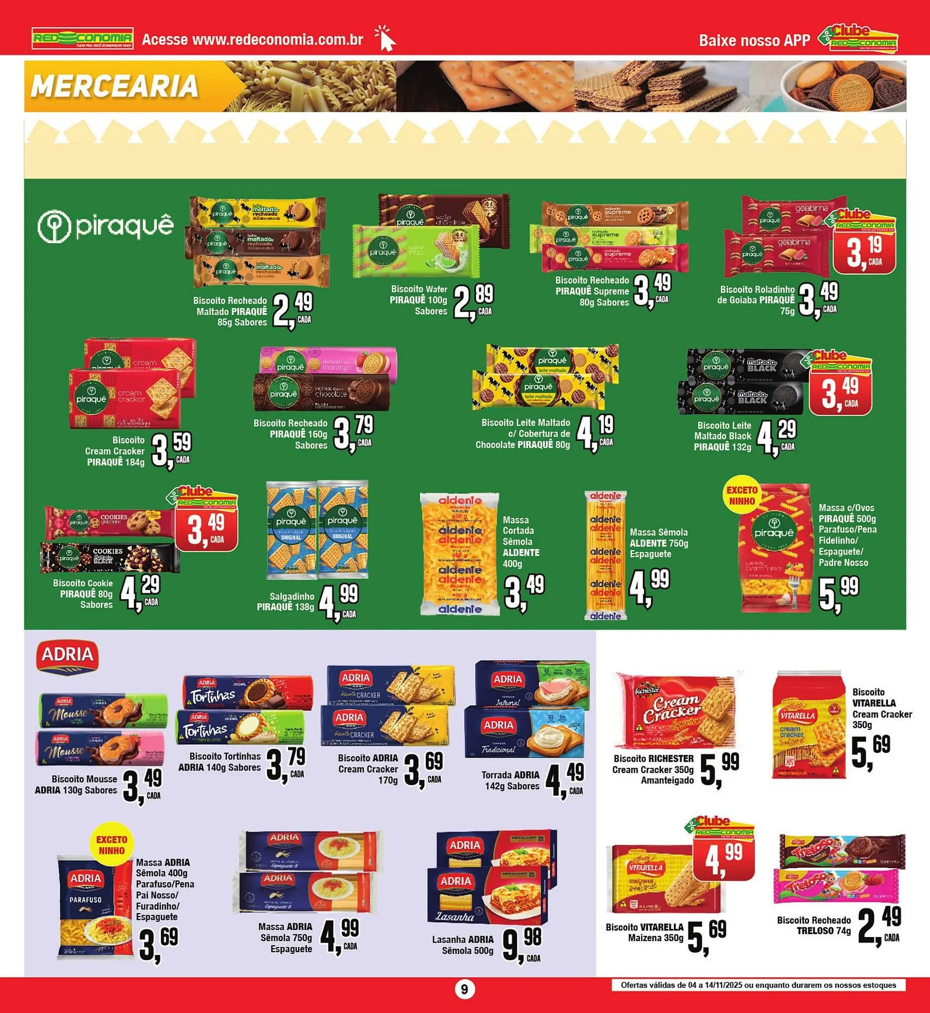 Encarte de Encarte Rede Economia 5 de novembro até 14 de novembro 2025 - Pagina 9