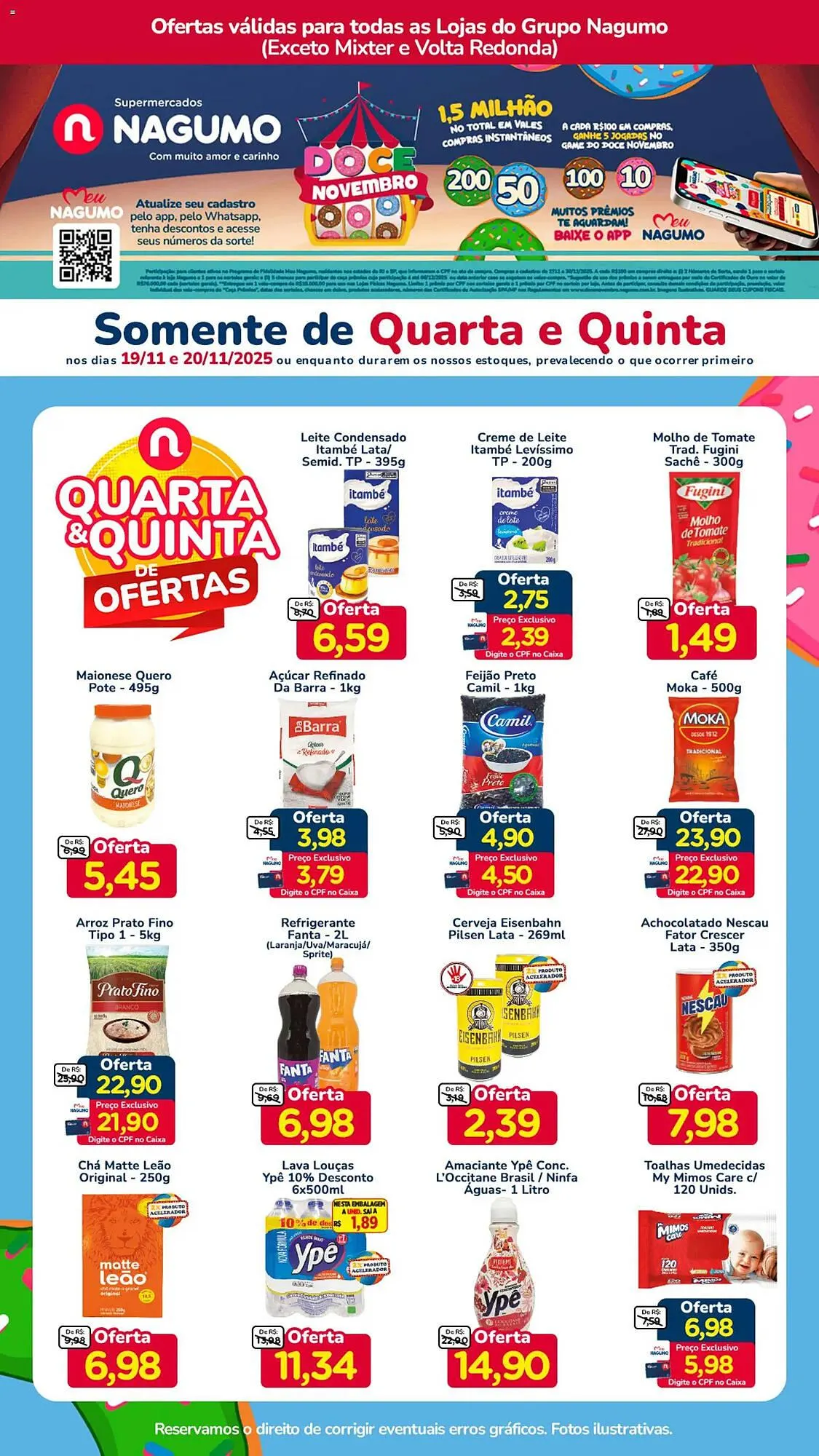 Encarte de Folheto Nagumo 19 de novembro até 20 de novembro 2025 - Pagina 1