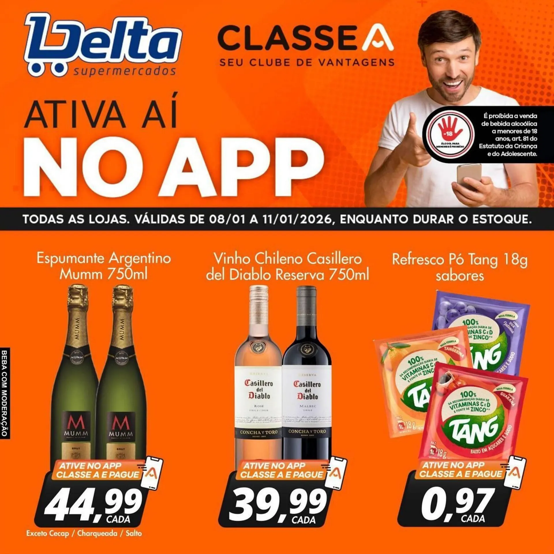 Encarte de Catálogo Delta Supermercados 8 de janeiro até 11 de janeiro 2026 - Pagina 4
