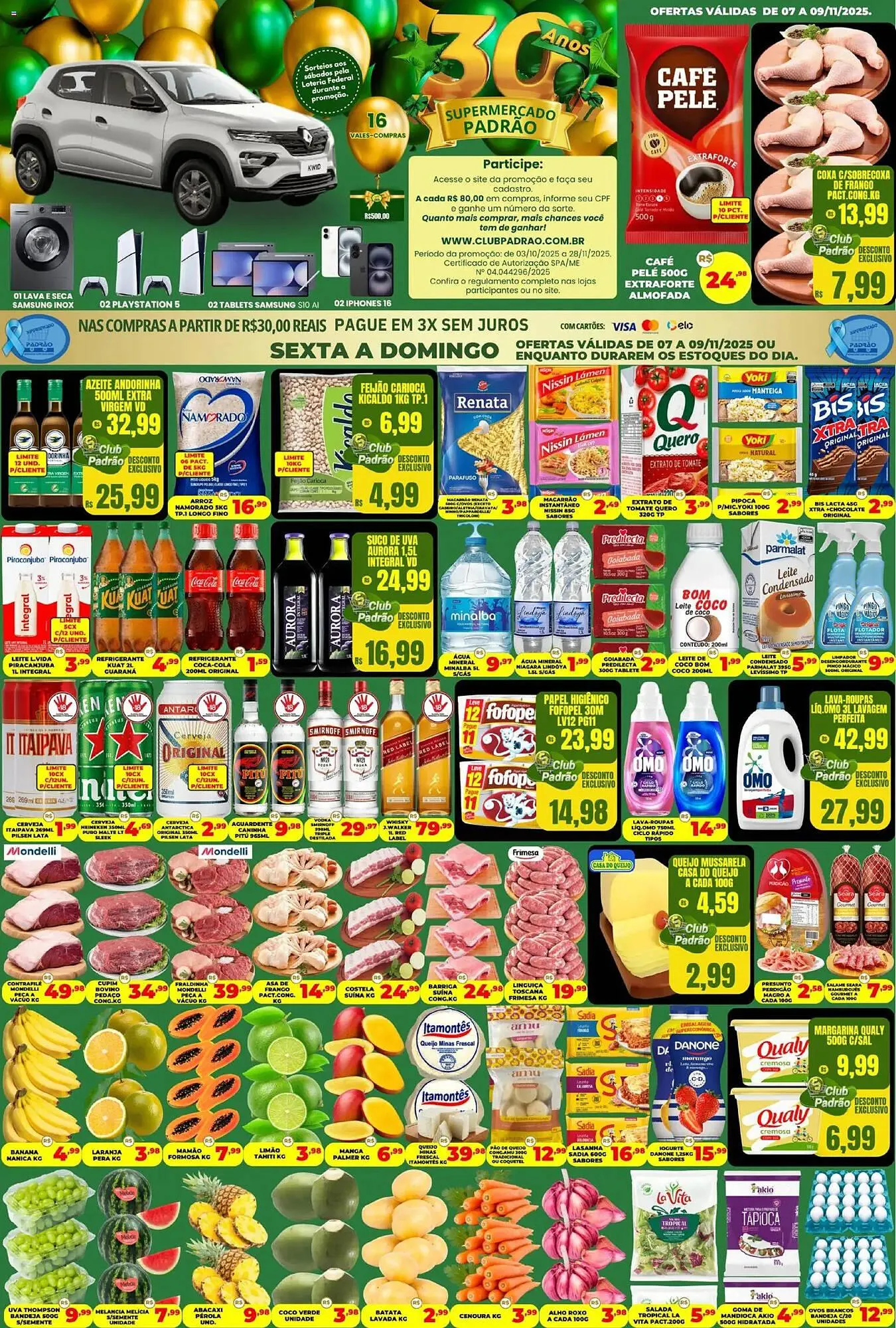 Encarte de Folheto Supermercado Padrão 7 de novembro até 10 de novembro 2025 - Pagina 1