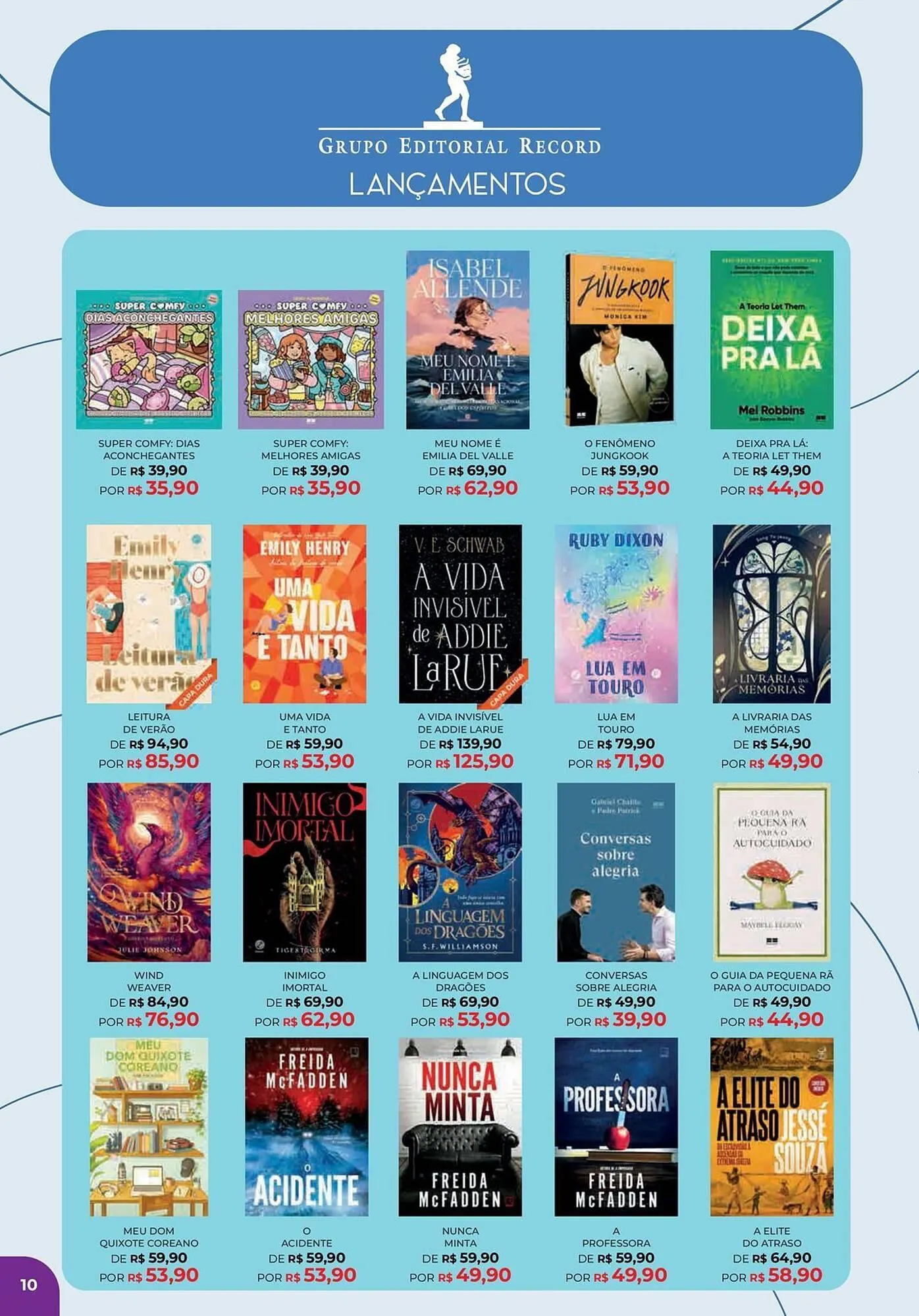 Encarte de Catálogo Livraria Leitura 1 de agosto até 30 de setembro 2025 - Pagina 10