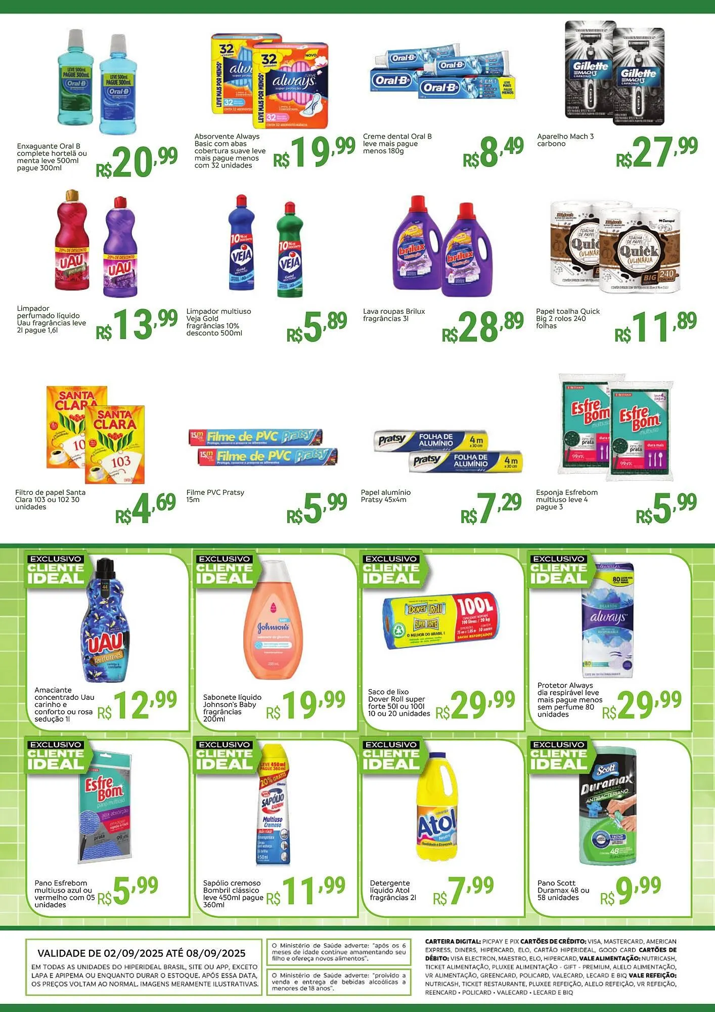 Encarte de catálogo Hiperideal Supermercados 2 de setembro até 8 de setembro 2025 - Pagina 4