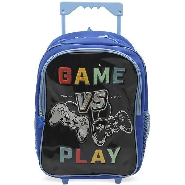 Mochila escolar infantil de rodinhas, Gamer, 16", BPK3, Happy Time - PT 1 UN