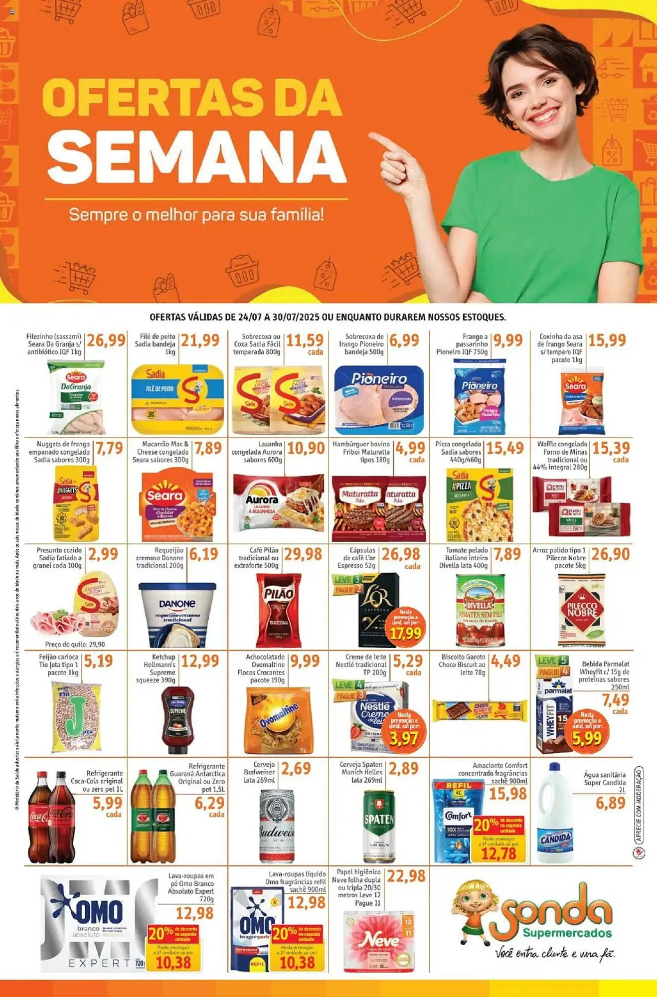 Encarte de Catálogo Sonda 24 de julho até 31 de julho 2025 - Pagina 1