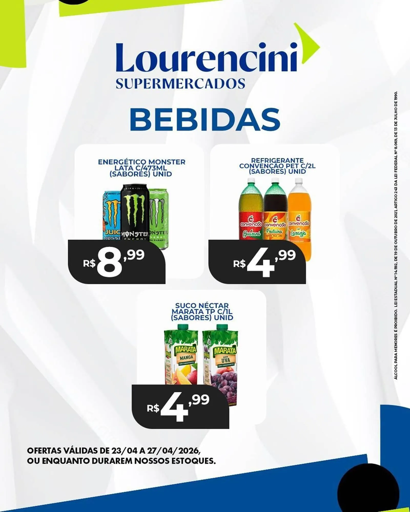 Encarte de Catálogo Lourencini Supermercados 23 de abril até 27 de abril 2026 - Pagina 2