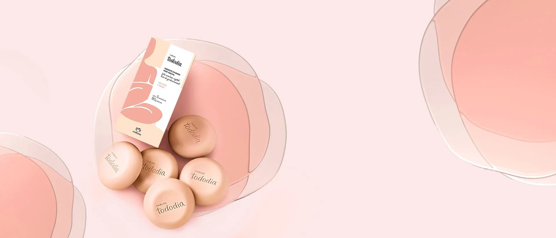 Sabonete em Barra Puro Vegetal Tododia Noz Pecã e Cacau