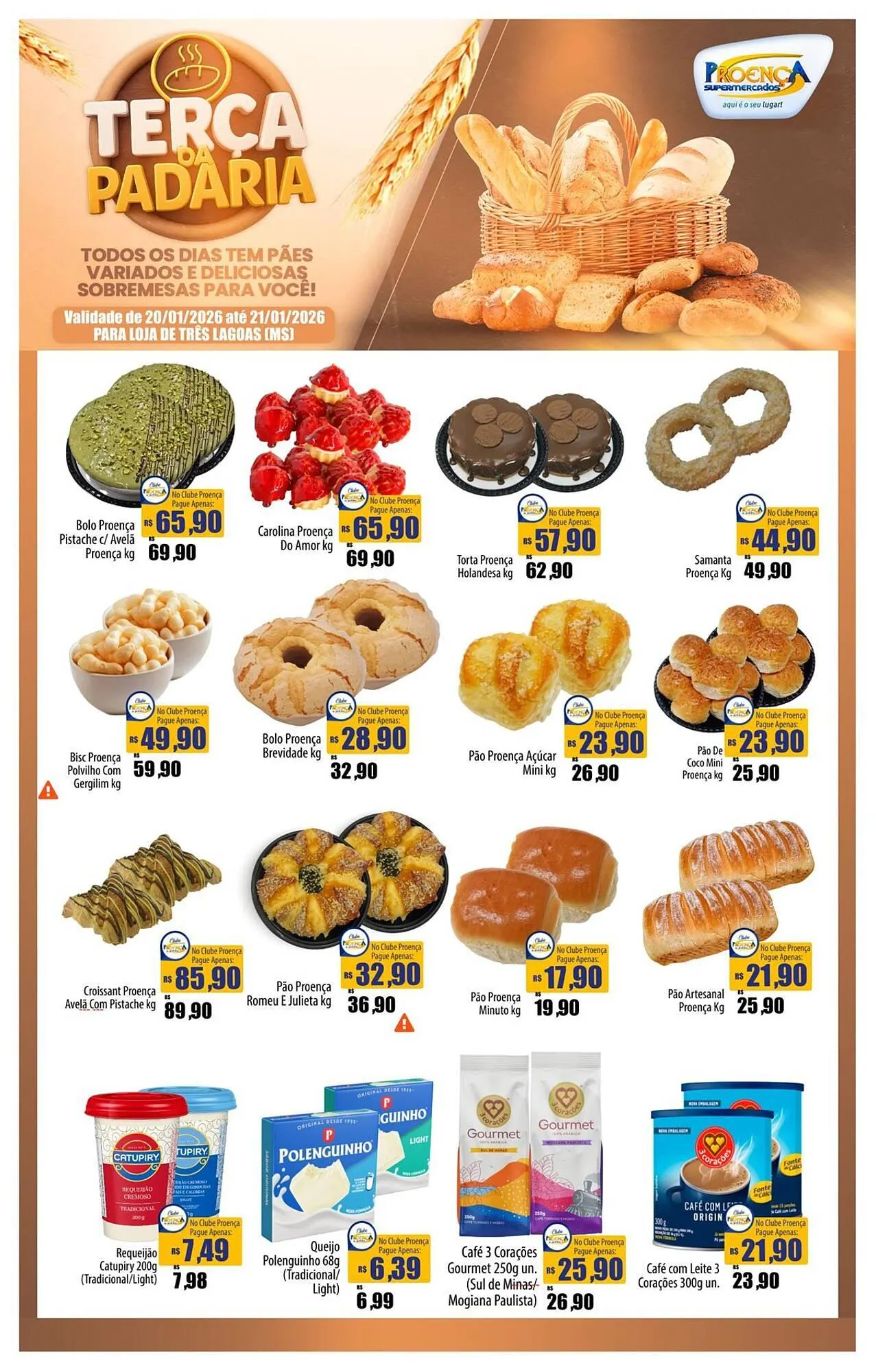 Encarte de Catálogo Proença Supermercados 20 de janeiro até 21 de janeiro 2026 - Pagina 1