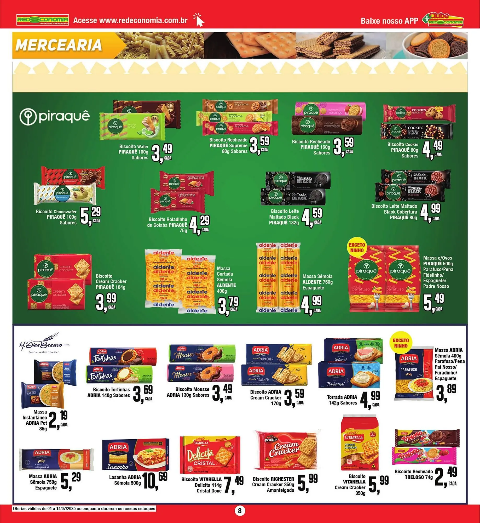 Encarte de Catálogo Redeconomia 30 de junho até 1 de julho 2025 - Pagina 8