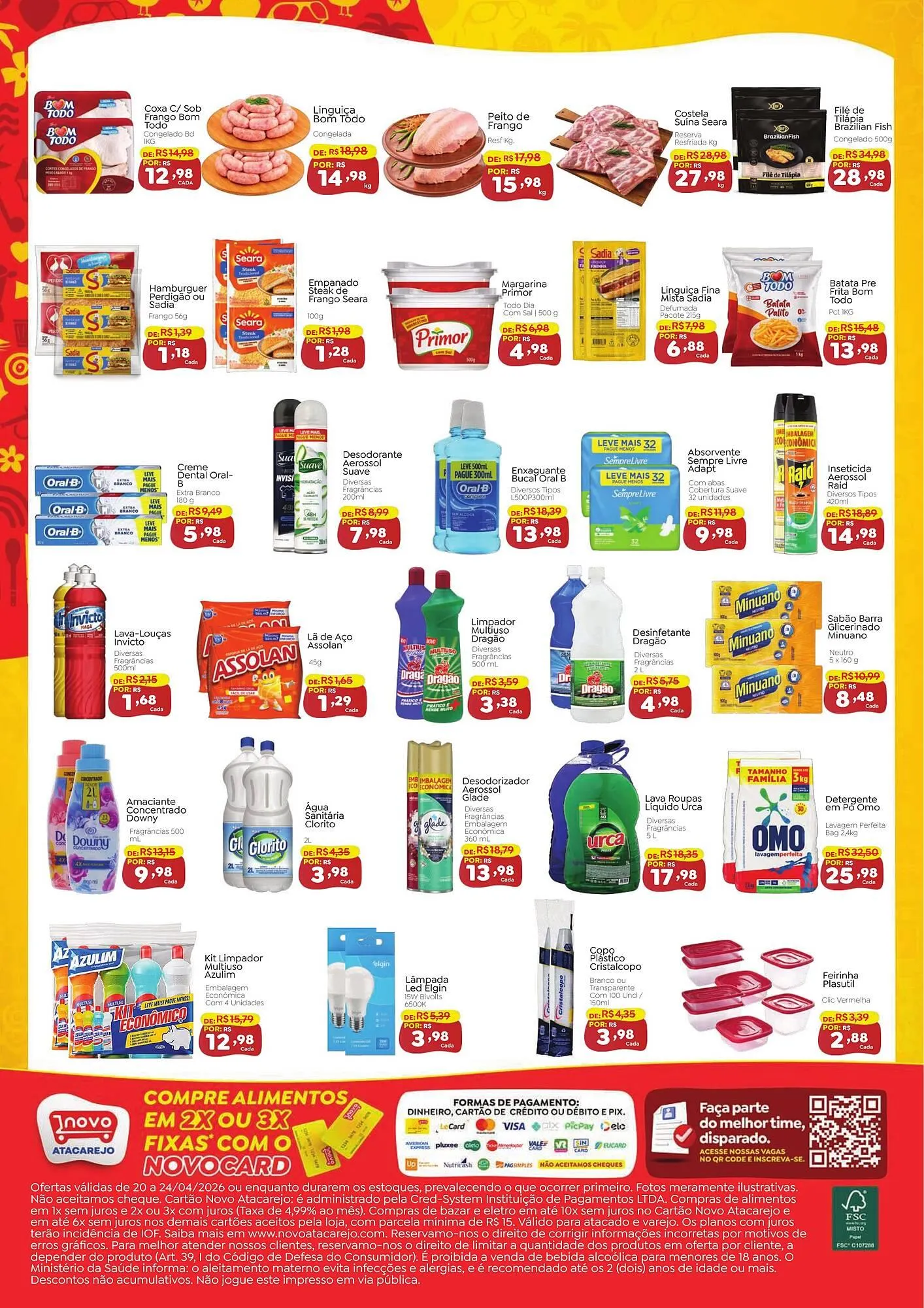 Encarte de Folheto Novo Atacarejo 20 de abril até 24 de abril 2026 - Pagina 2