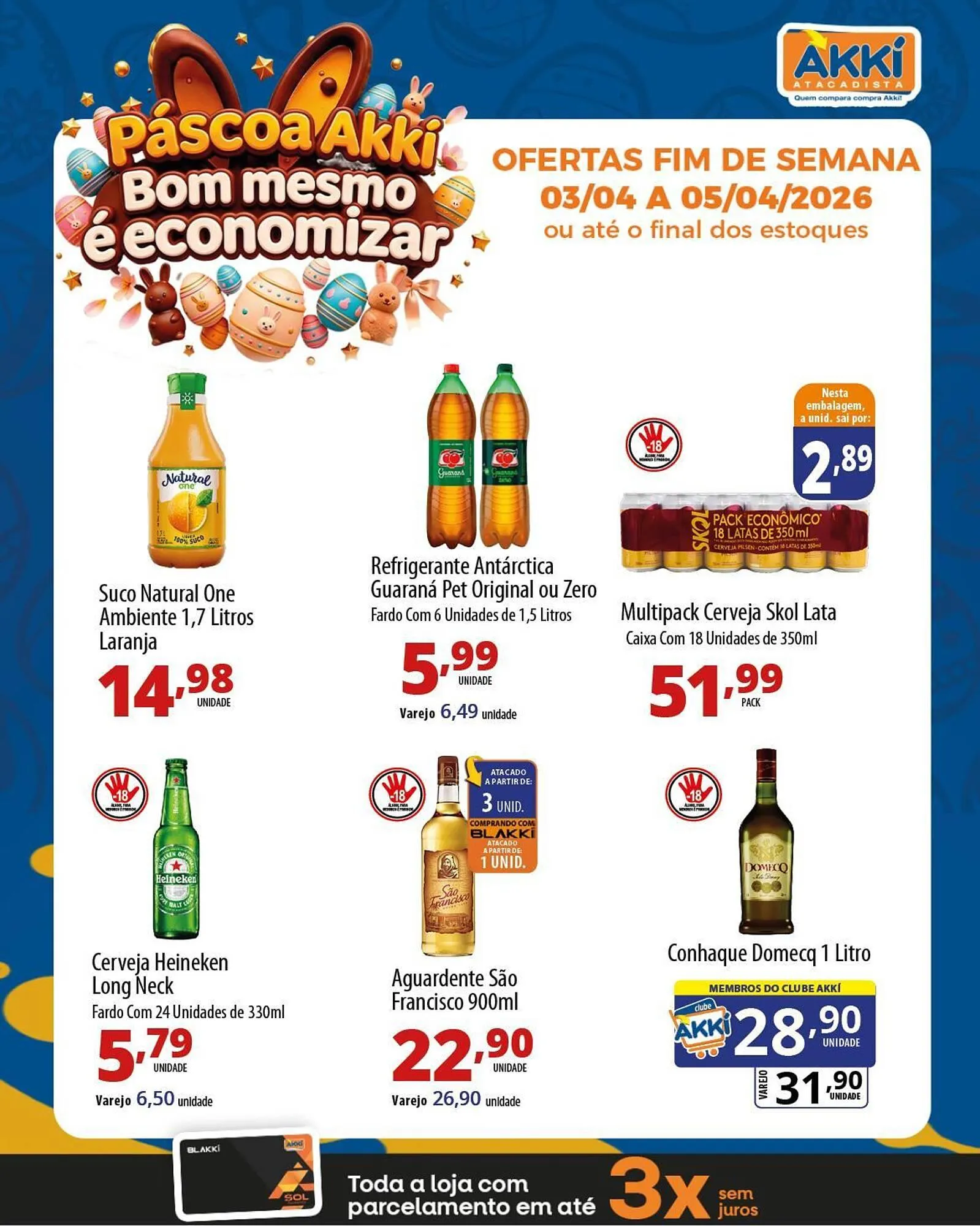 Encarte de Folheto Akki Atacadista 3 de abril até 5 de abril 2026 - Pagina 4