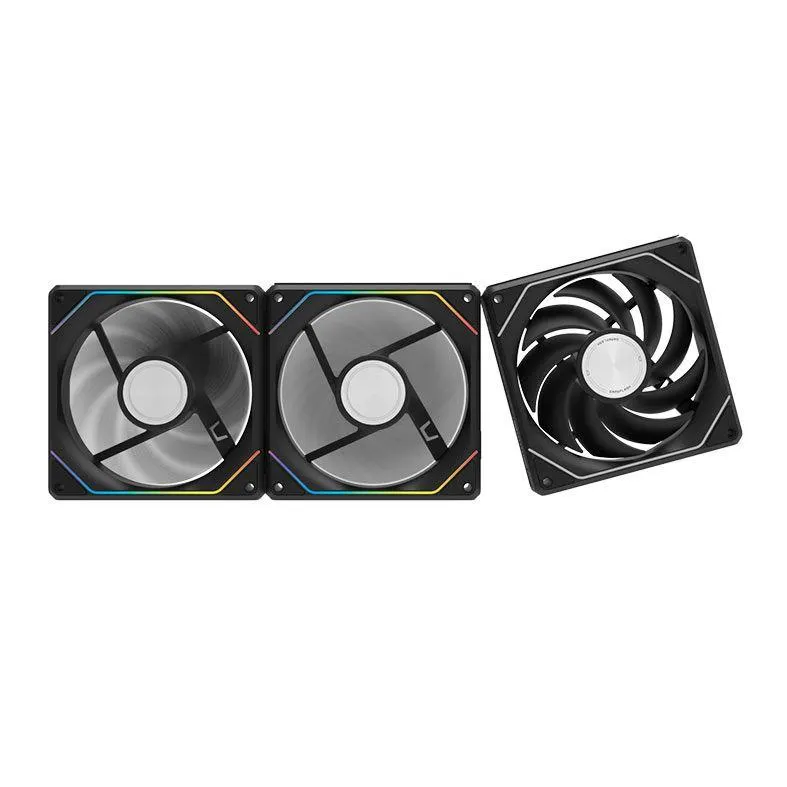 Kit Ventoinhas Magnéticas DarkFlash Gauss G16, ARGB, 4X120mm, Preto, G16-BLACK-4IN1