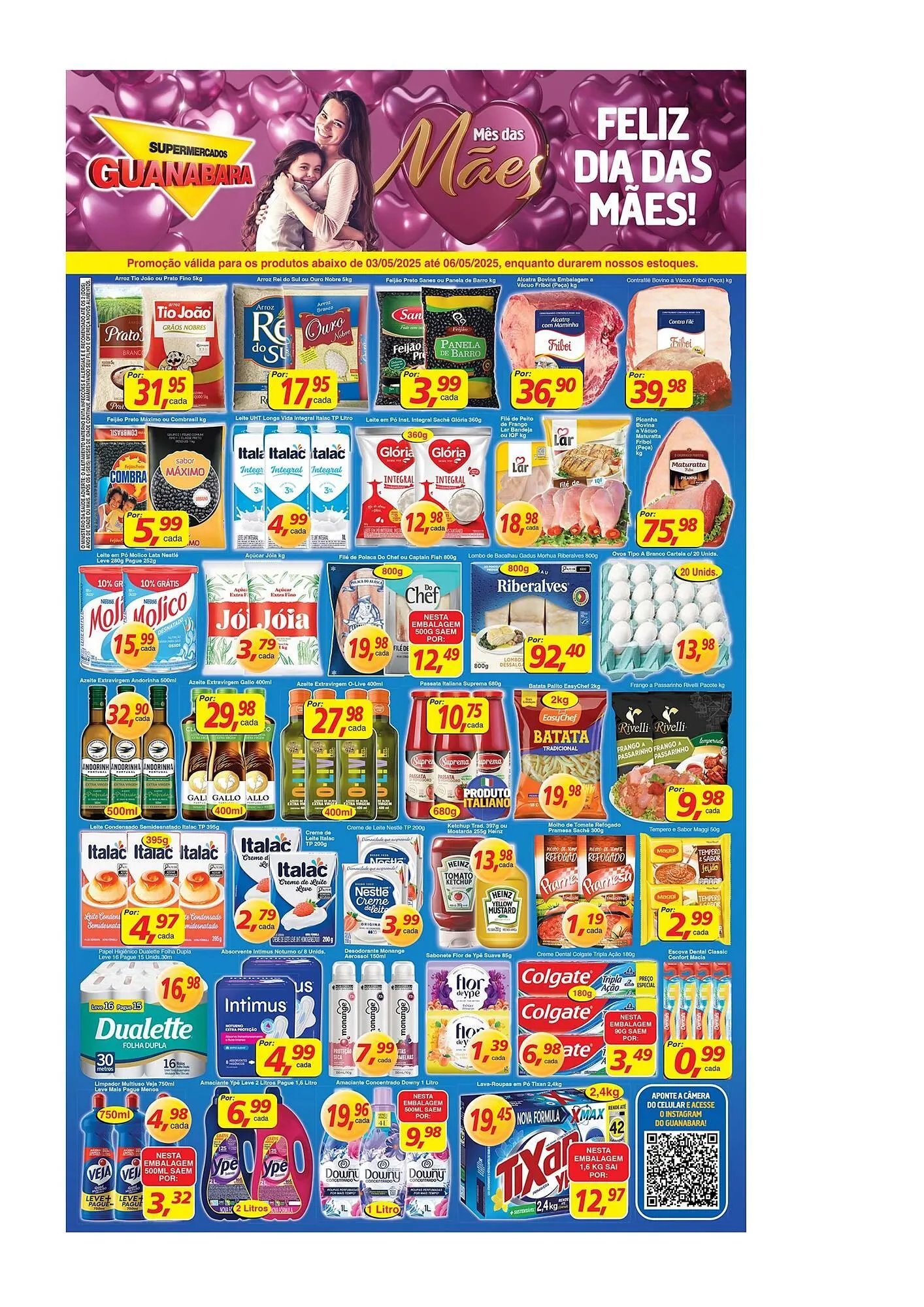 Encarte de Catálogo Supermercados Guanabara 3 de maio até 6 de maio 2025 - Pagina 1