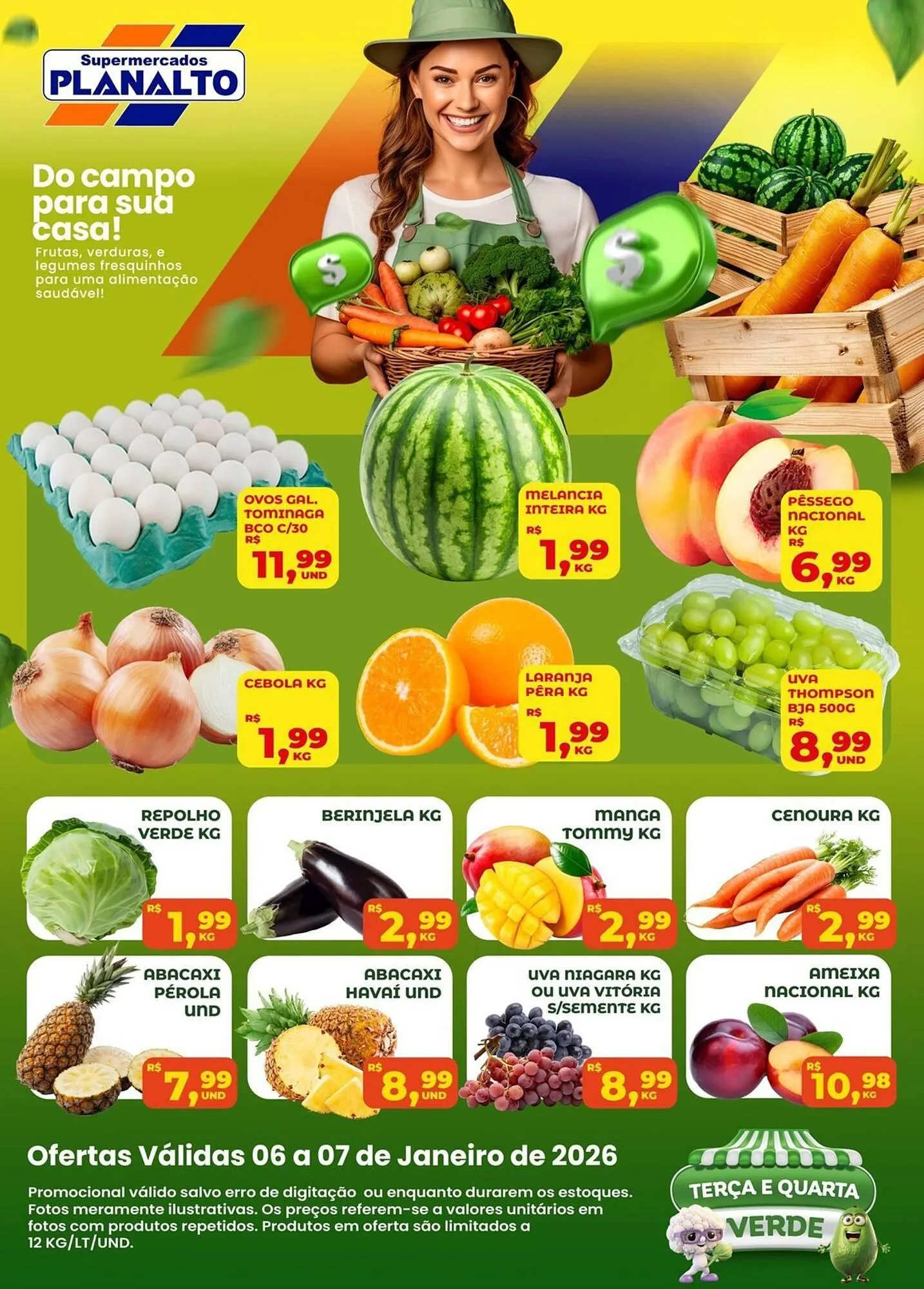 Encarte de Catálogo Supermercados Planalto 7 de janeiro até 8 de janeiro 2026 - Pagina 1