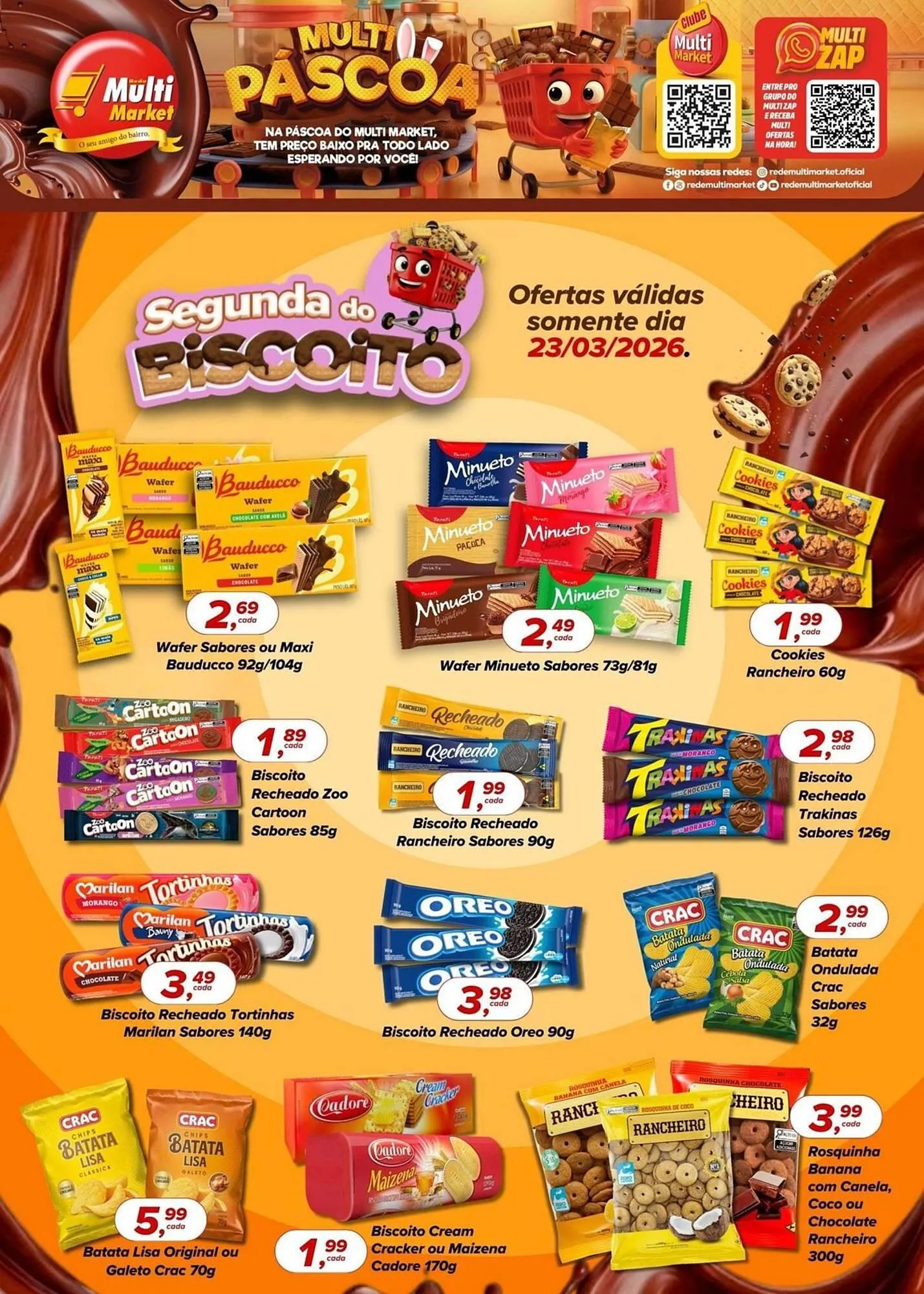 Encarte de Encarte Rede Multi Market 23 de março até 23 de março 2026 - Pagina 1