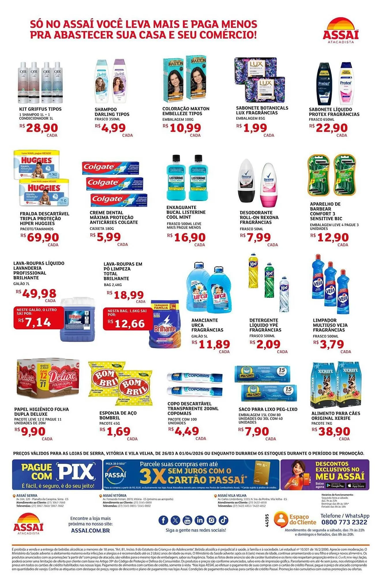 Encarte de Encarte Assaí Atacadista 26 de março até 1 de abril 2026 - Pagina 4