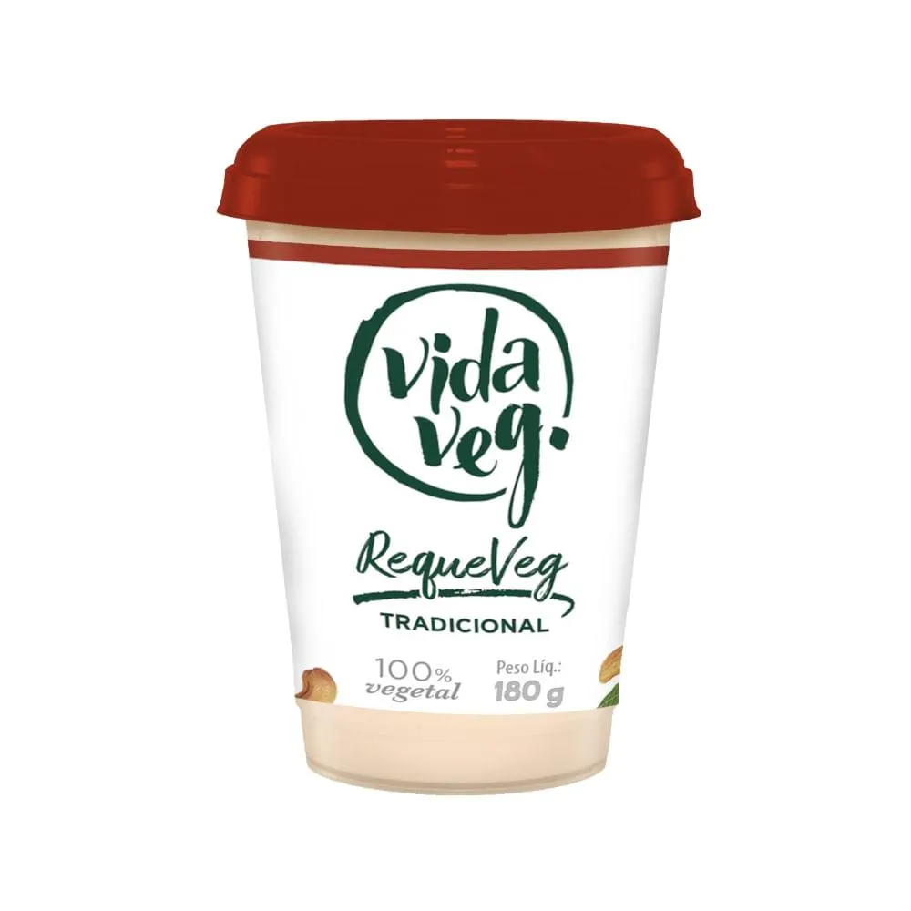 Requeijão Vegetal Vida Veg 180g Tradicional