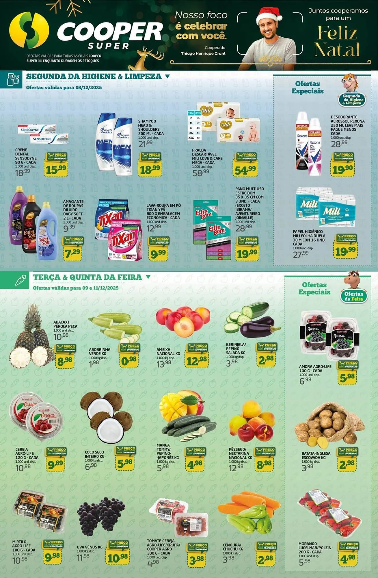 Encarte de Tabloide Cooper 8 de dezembro até 11 de dezembro 2025 - Pagina 1