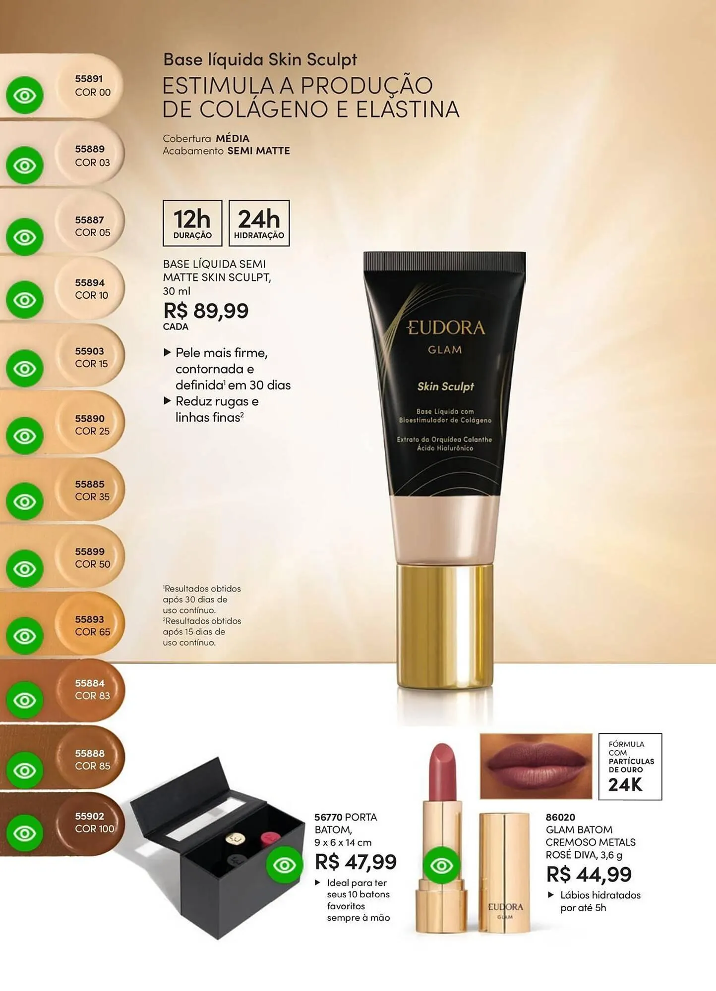 Encarte de Catálogo Eudora 4 de junho até 30 de junho 2025 - Pagina 40