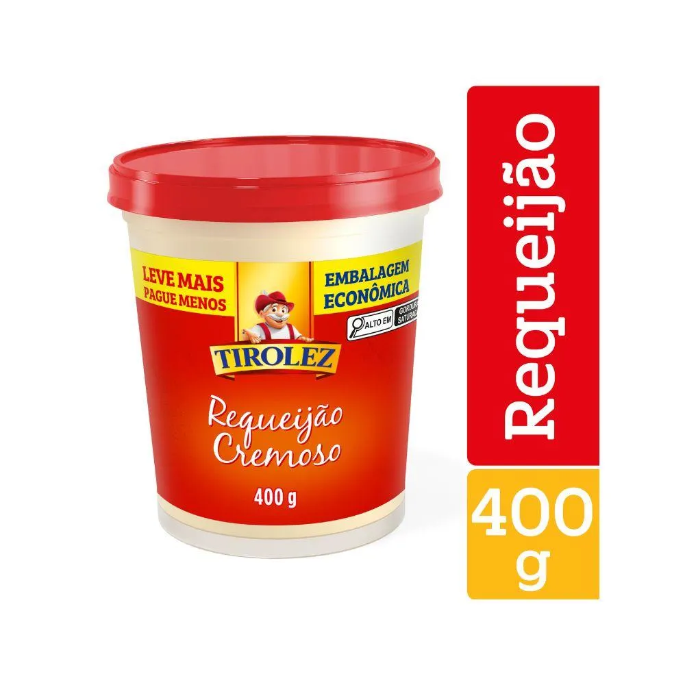 Requeijão Tirolez Tradicional 400g