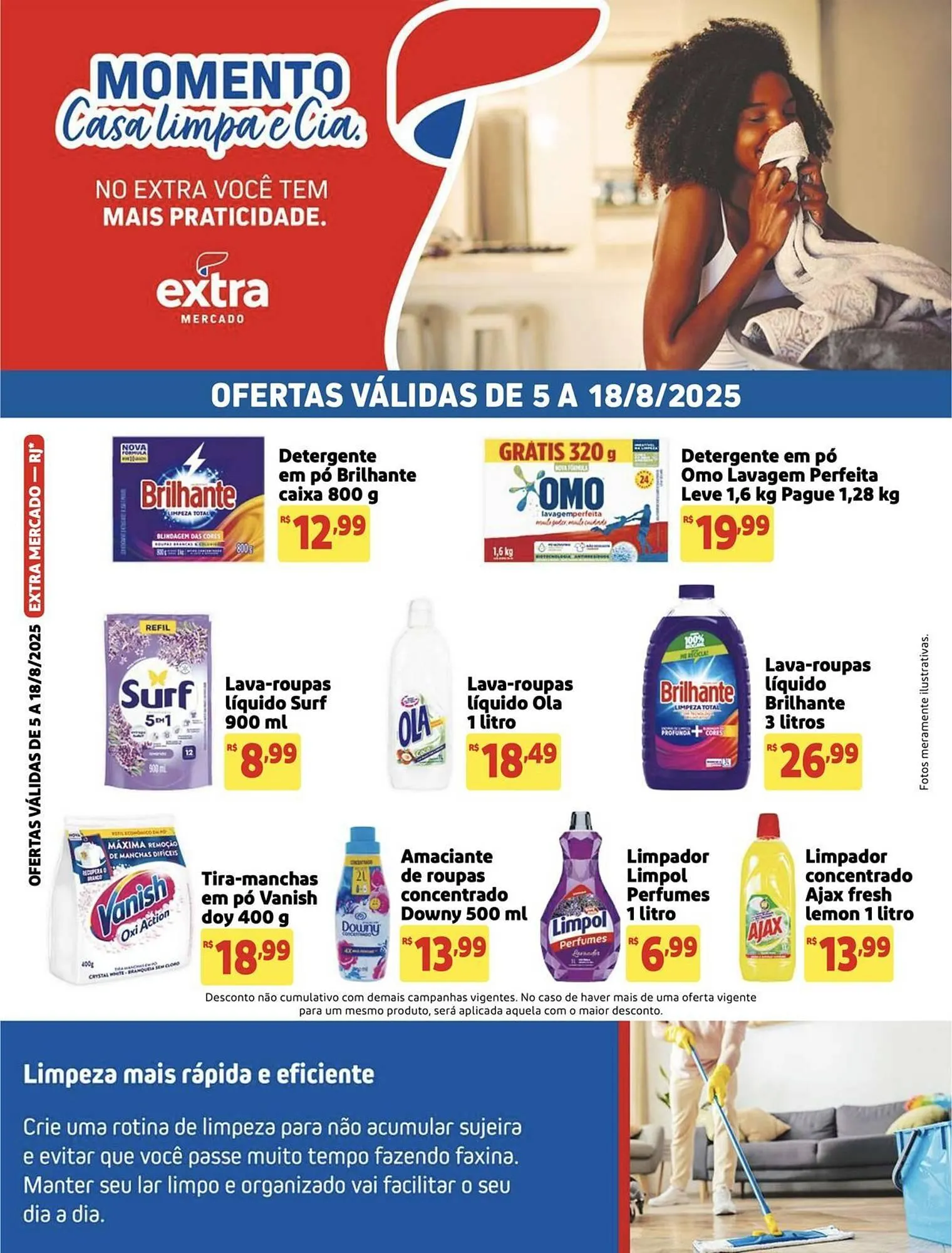 Encarte de Catálogo Mercado Extra 5 de agosto até 18 de agosto 2025 - Pagina 1