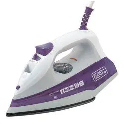 Ferro À Vapor Black+Decker FX1000 - Branco/Roxo