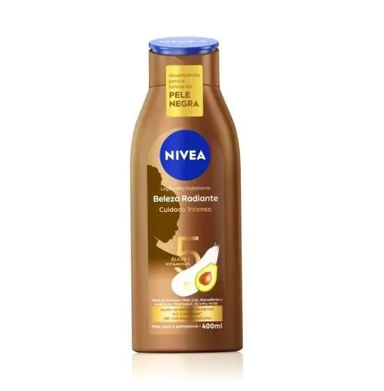 Loção Hidratante Corpo Nivea Beleza Radiante Pele Negra Cuidado Intenso 400ml