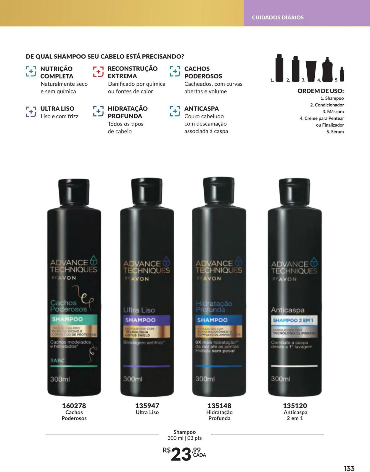 Encarte de Avon 16 de julho até 30 de julho 2025 - Pagina 133