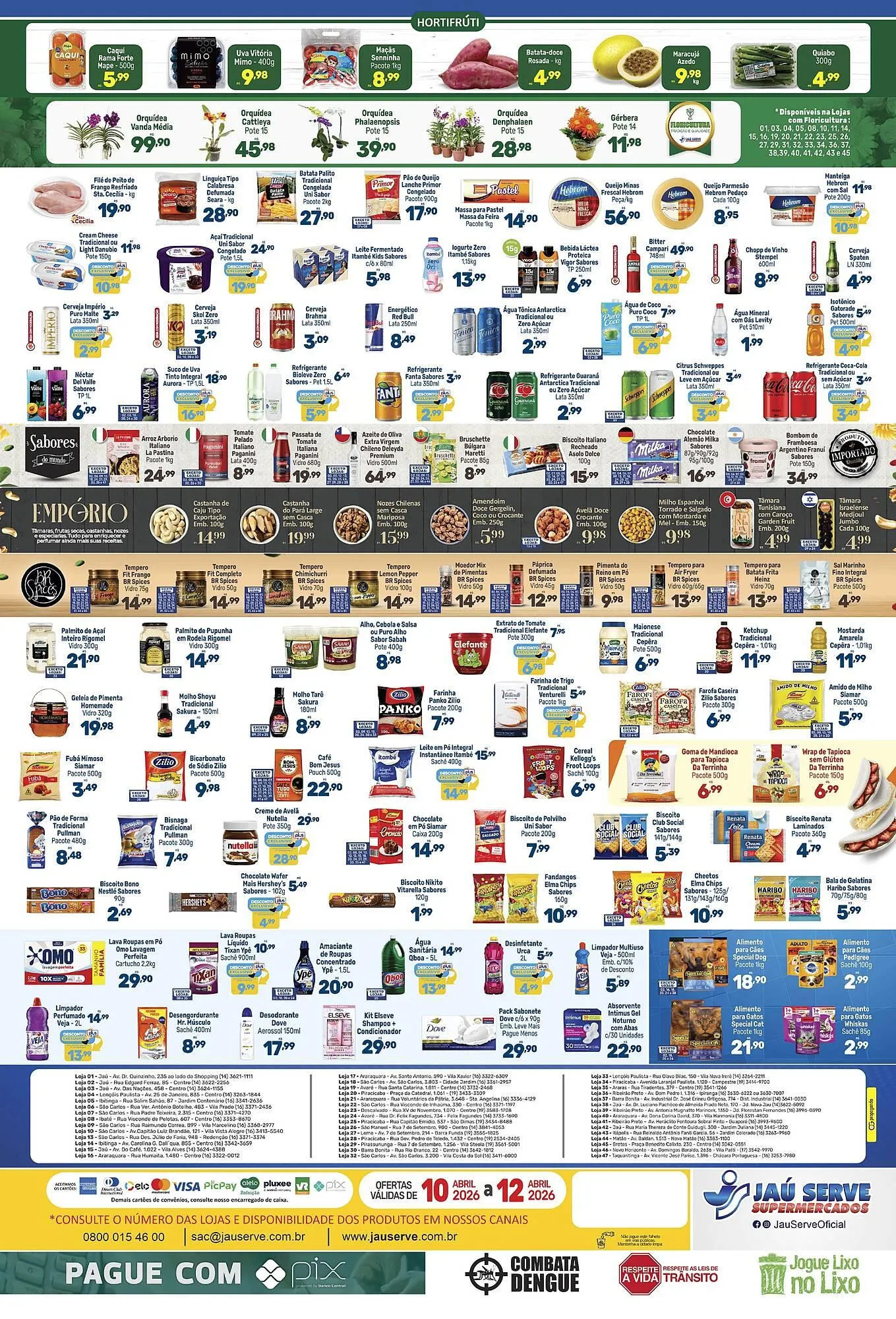 Encarte de Catálogo Supermercados Jau Serve 10 de abril até 12 de abril 2026 - Pagina 2