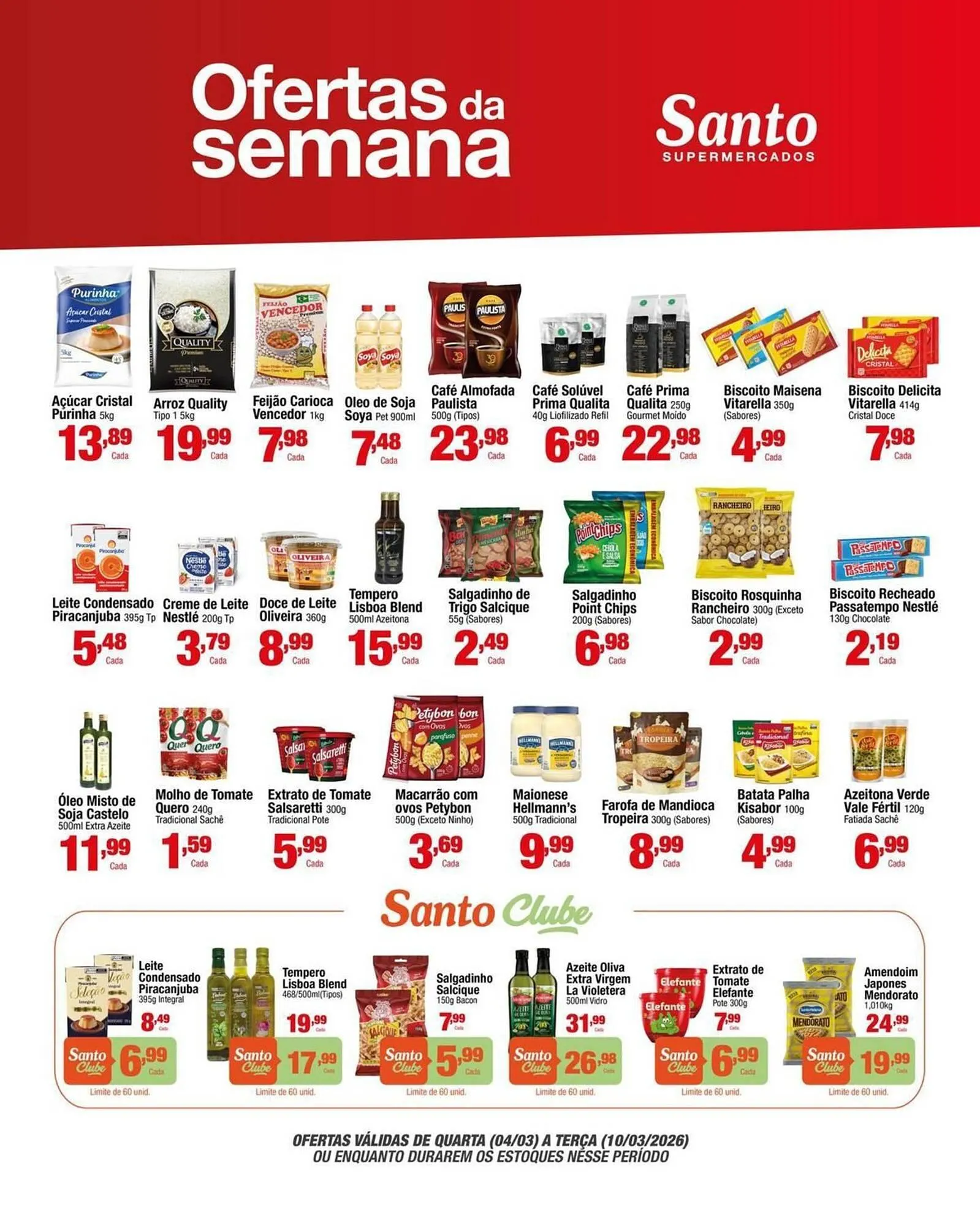 Encarte de Catálogo Santo Supermercados 1 de março até 31 de março 2026 - Pagina 7