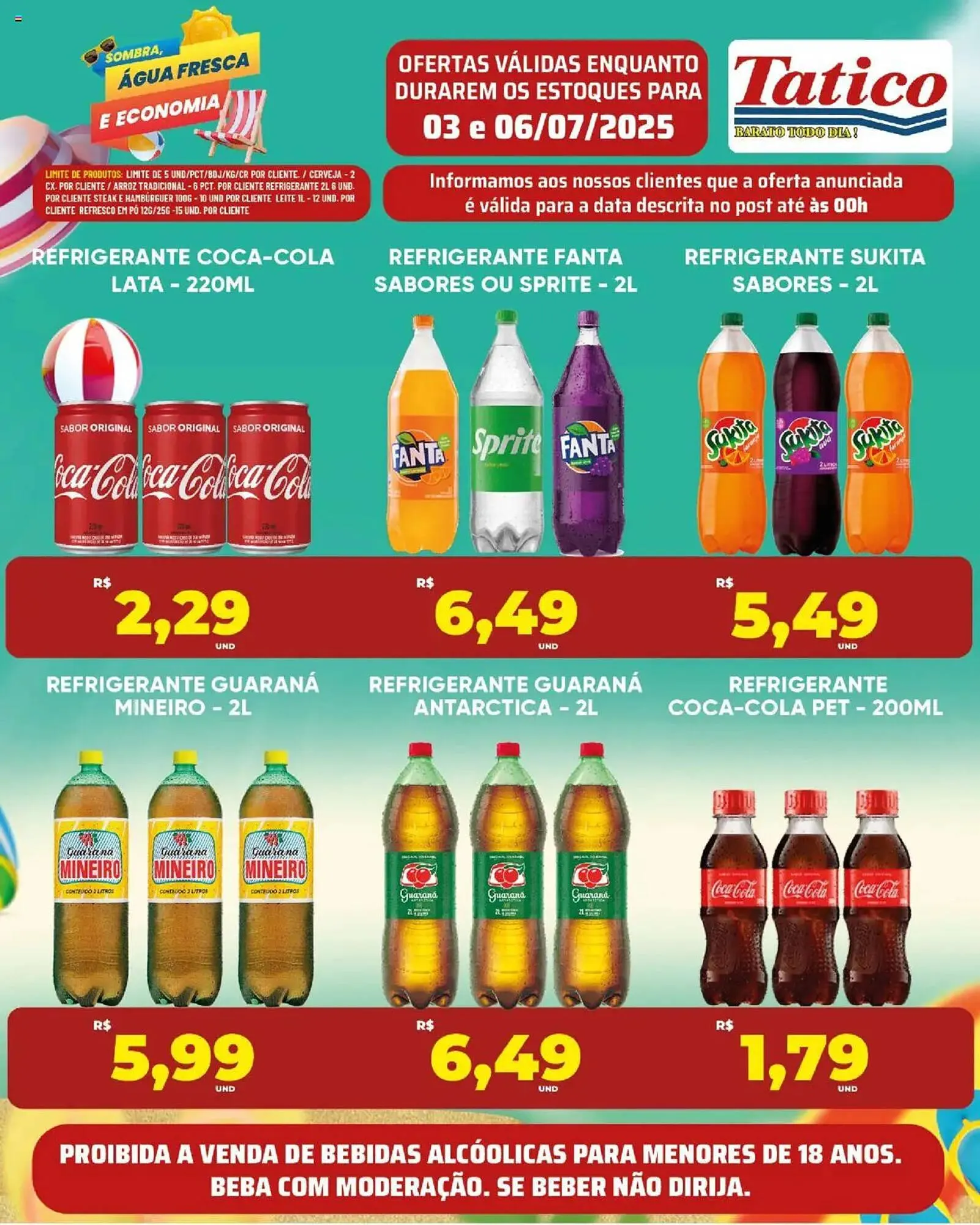 Encarte de Catálogo Tatico 3 de julho até 7 de julho 2025 - Pagina 1
