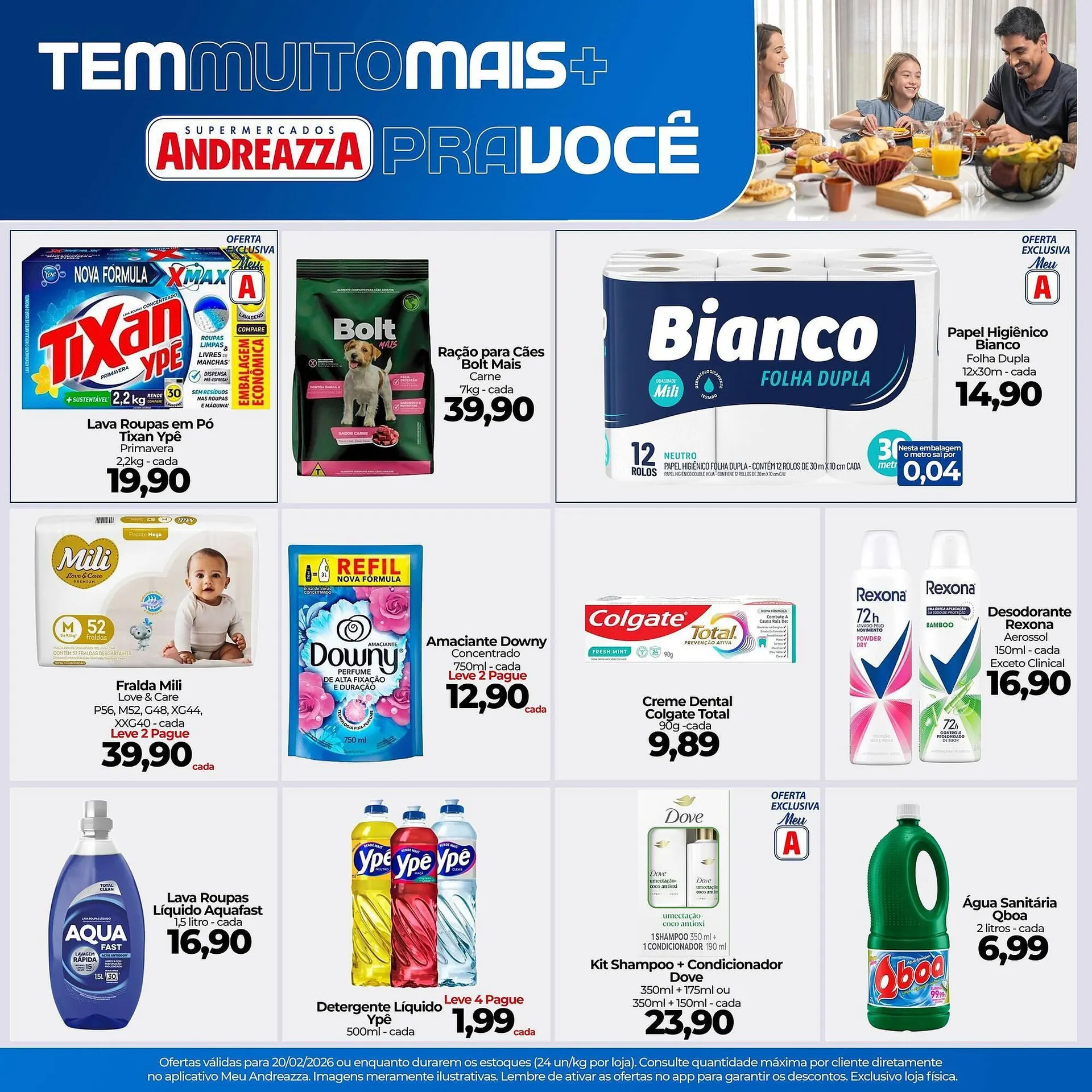 Encarte de Catálogo Supermercados Andreazza 20 de fevereiro até 20 de fevereiro 2026 - Pagina 2