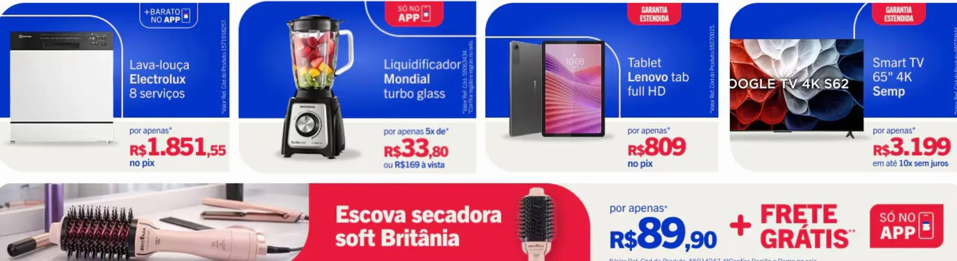 Encarte de Catálogo Casas Bahia 27 de fevereiro até 11 de março 2026 - Pagina 1