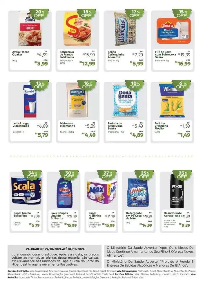 Encarte de Ofertas exclusivas para nossos clientes 30 de outubro até 4 de novembro 2024 - Pagina 2