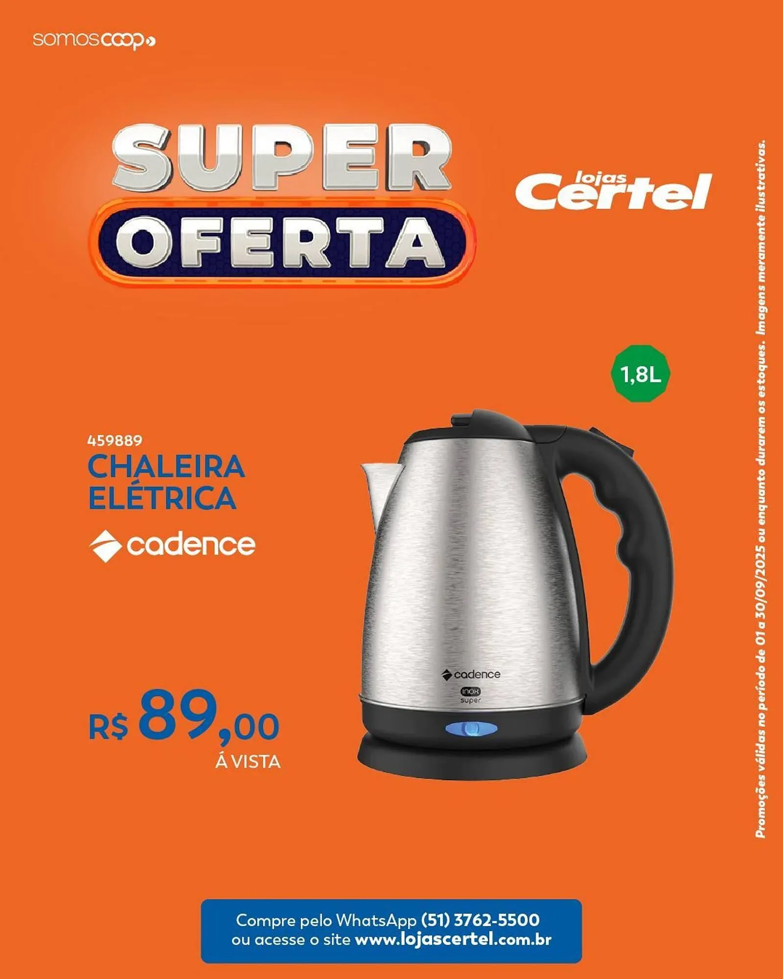 Encarte de Folheto Lojas Certel 15 de setembro até 30 de setembro 2025 - Pagina 3