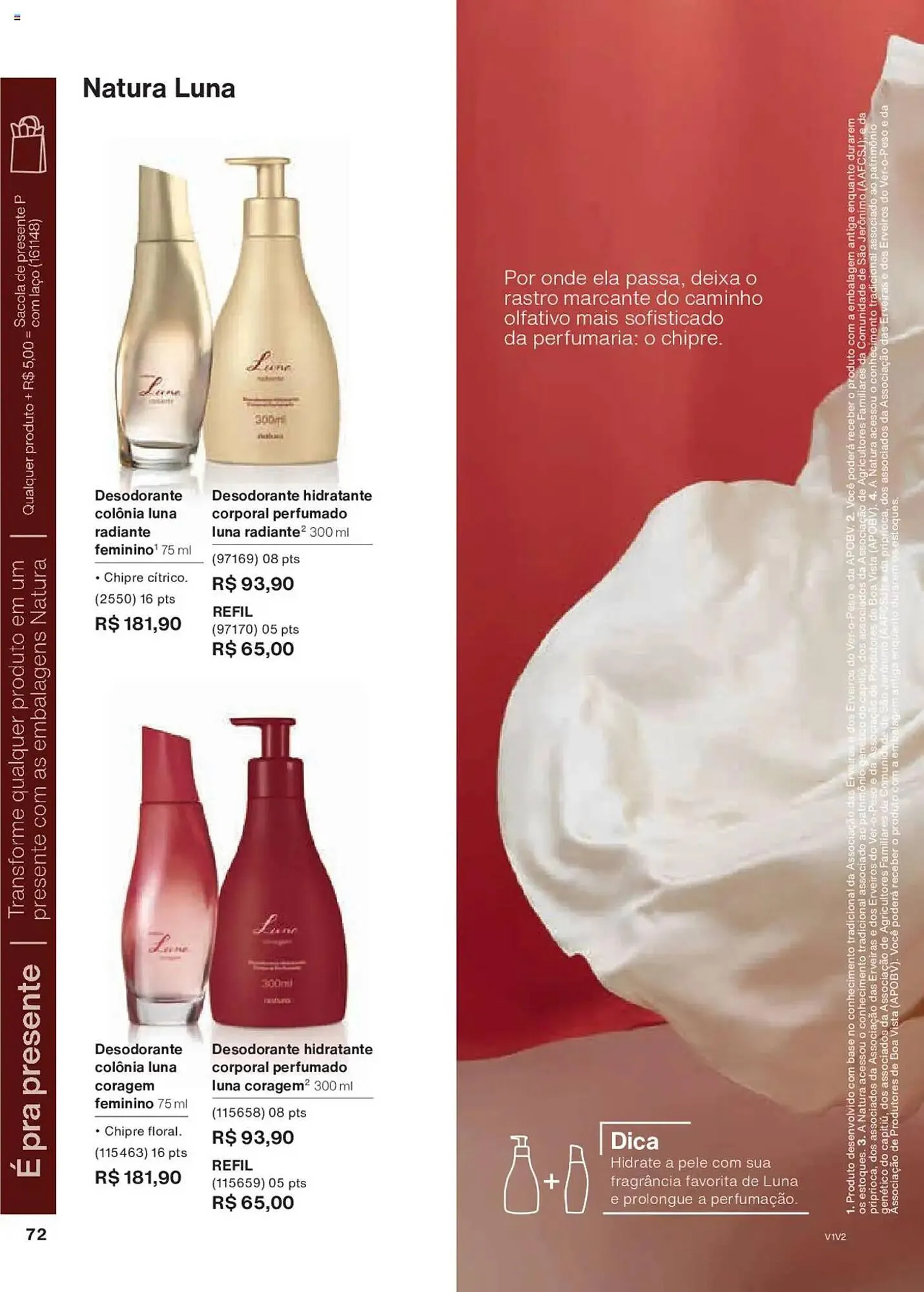 Encarte de Catálogo Natura 14 de outubro até 4 de novembro 2025 - Pagina 72