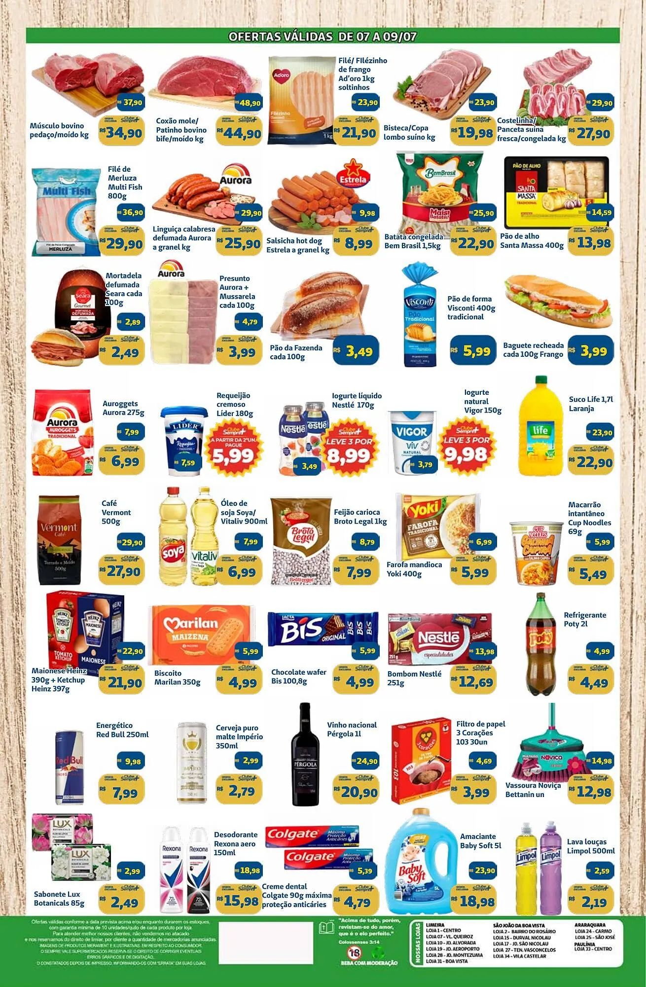 Encarte de Catálogo Sempre Vale Supermercados 7 de julho até 9 de julho 2025 - Pagina 2