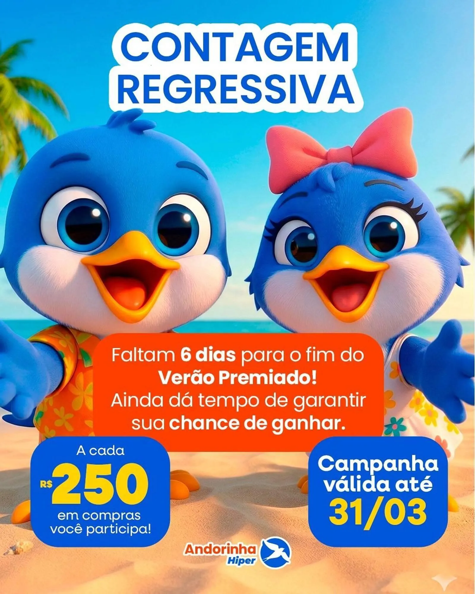 Encarte de Folheto Andorinha Hipermercado 26 de março até 31 de março 2026 - Pagina 1