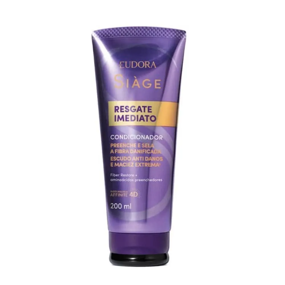 Condicionador Resgate Imediato Siàge 200Ml - Eudora